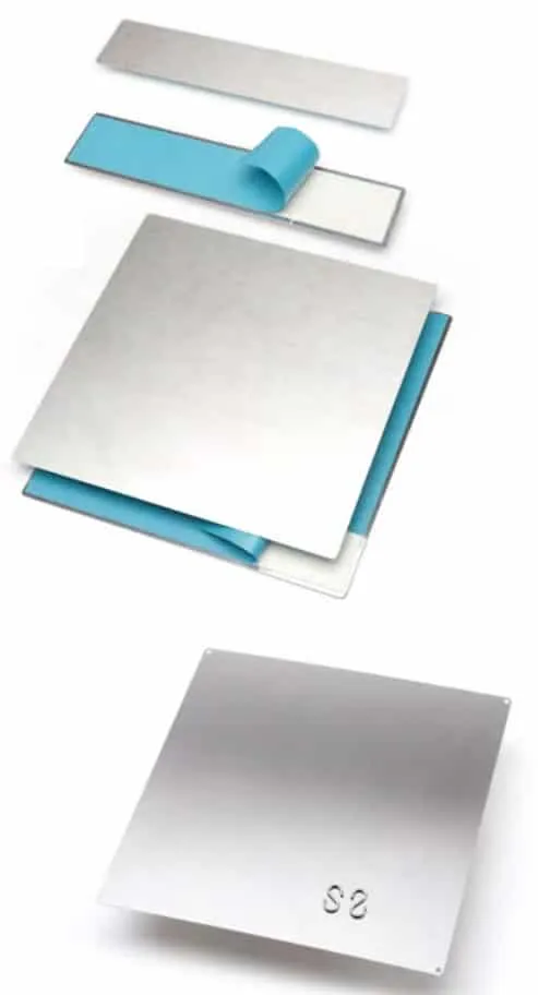 PLAQUE METALLIQUE POUR AIMANTS 240.99-FA