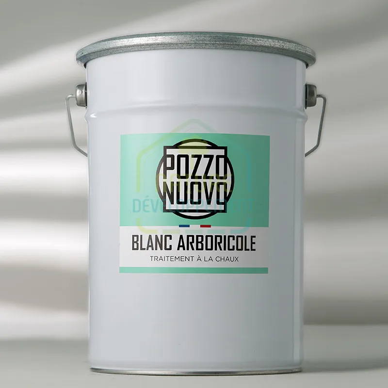 Traitement à la chaux « Blanc arboricole » de Pozzo Nuovo 5 Litres