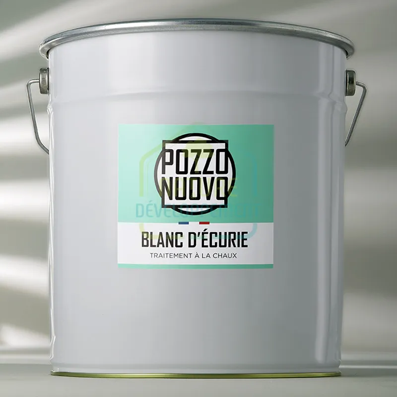 Peinture à la chaux « blanc d’écurie » 20 litres