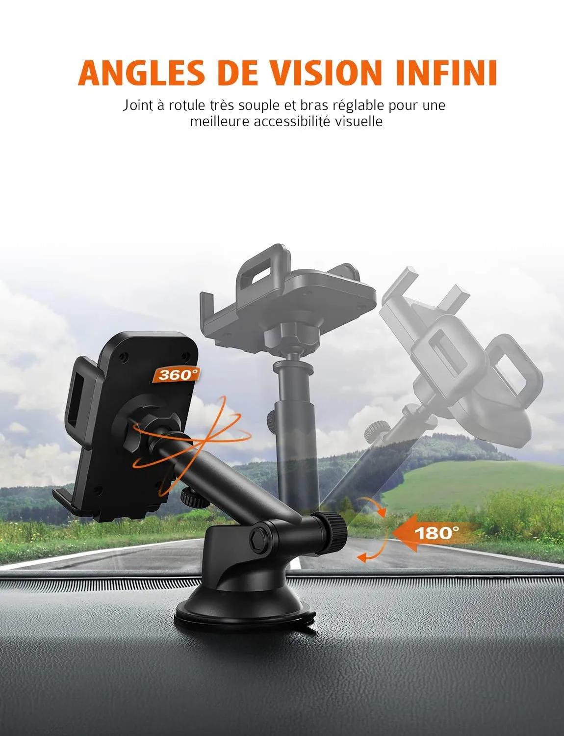 Accroche téléphone portable voiture – Image 2