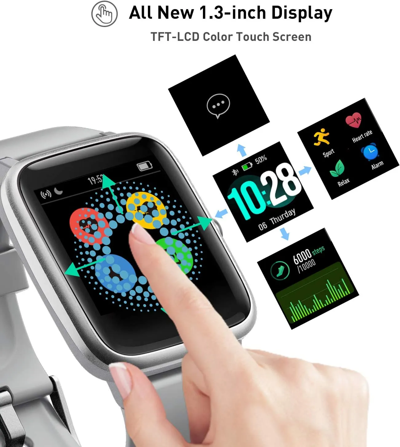 Montre Sport Homme Tracker D’Activité – Image 2