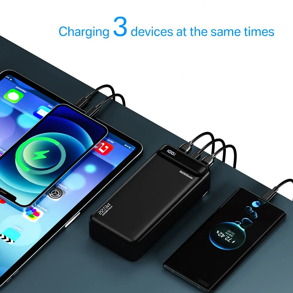 Asometech Batterie Externe 30000 mAh – Image 2