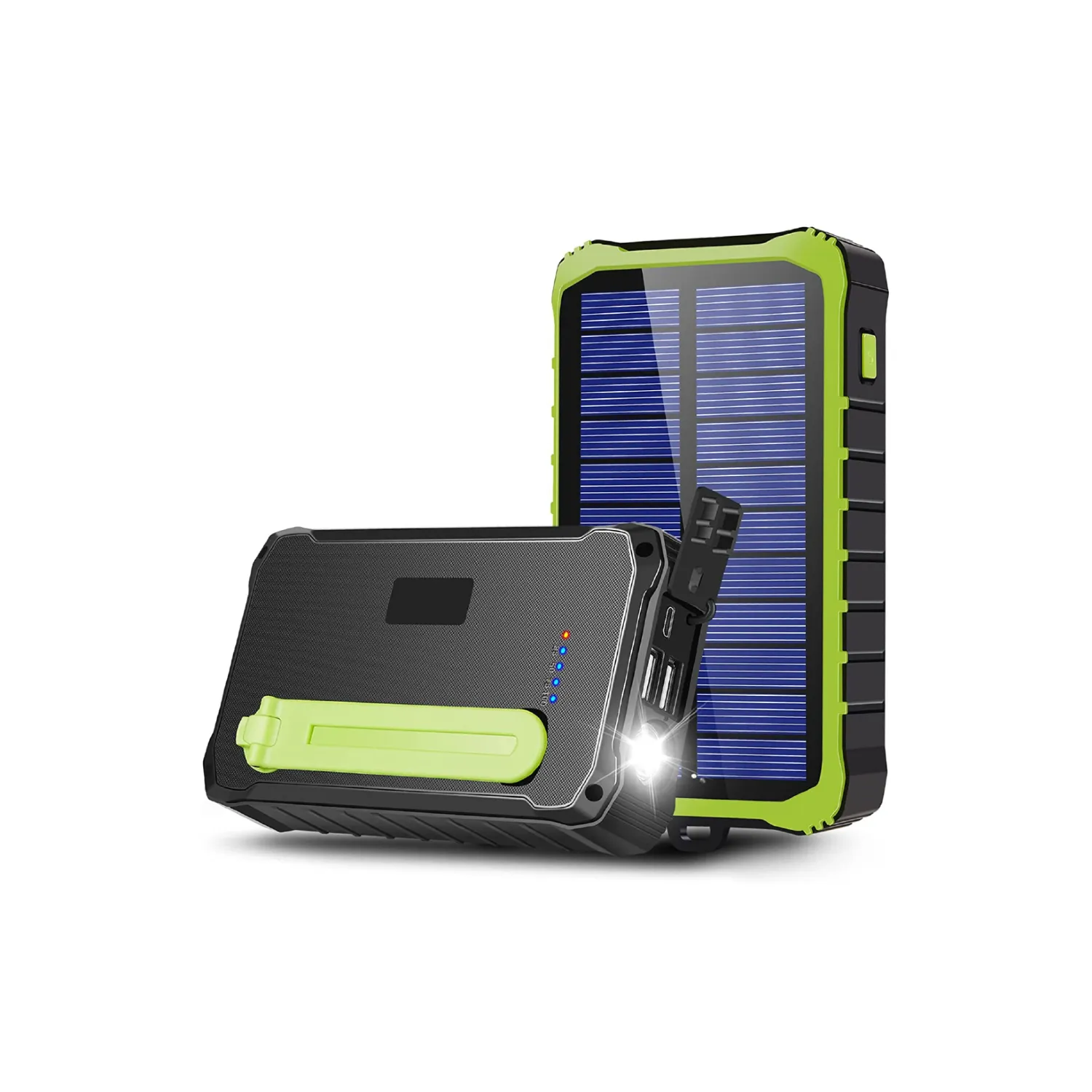Batterie Solaire avec Manivelle