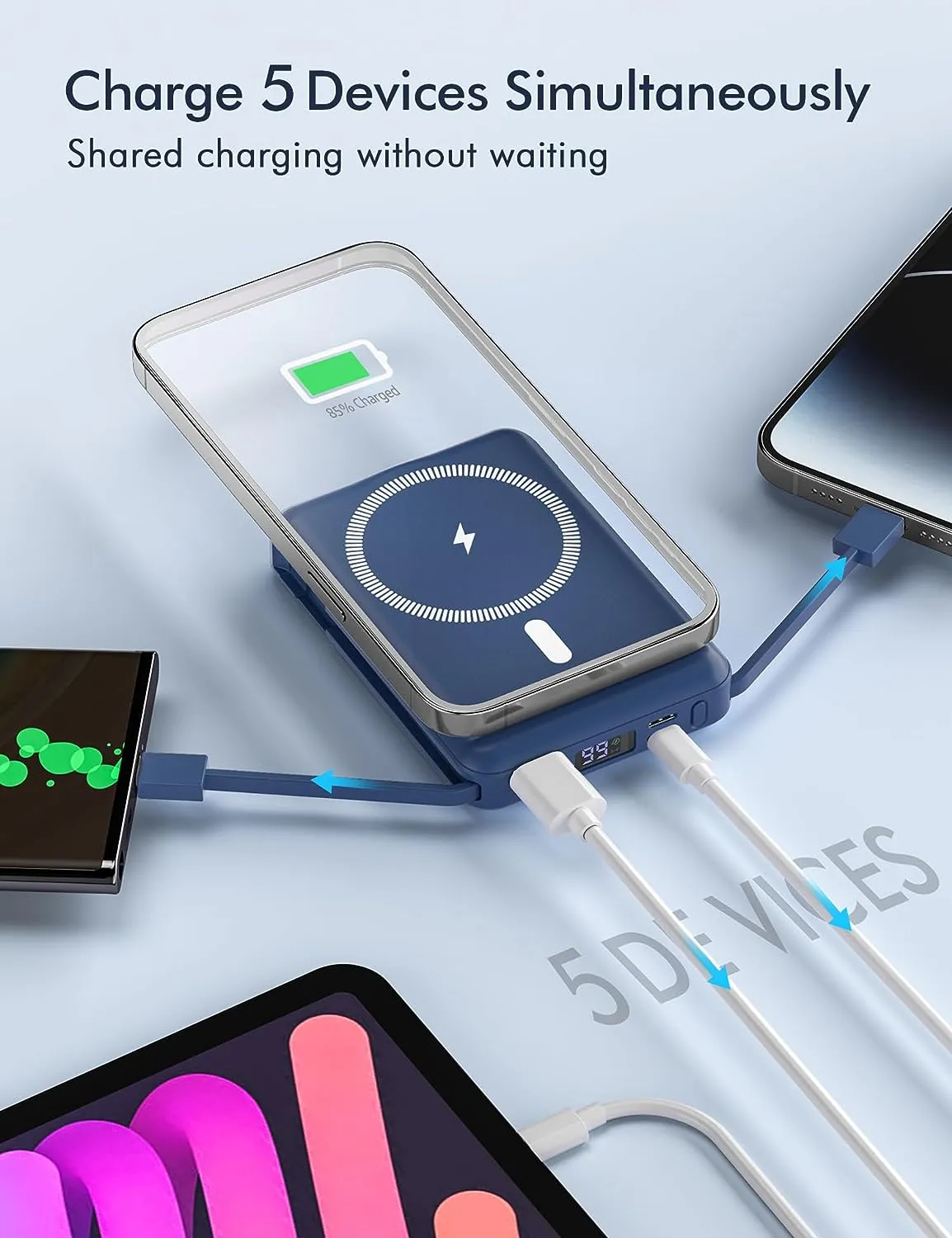 Batterie Externe Charge Rapide Sans Fil – Image 3