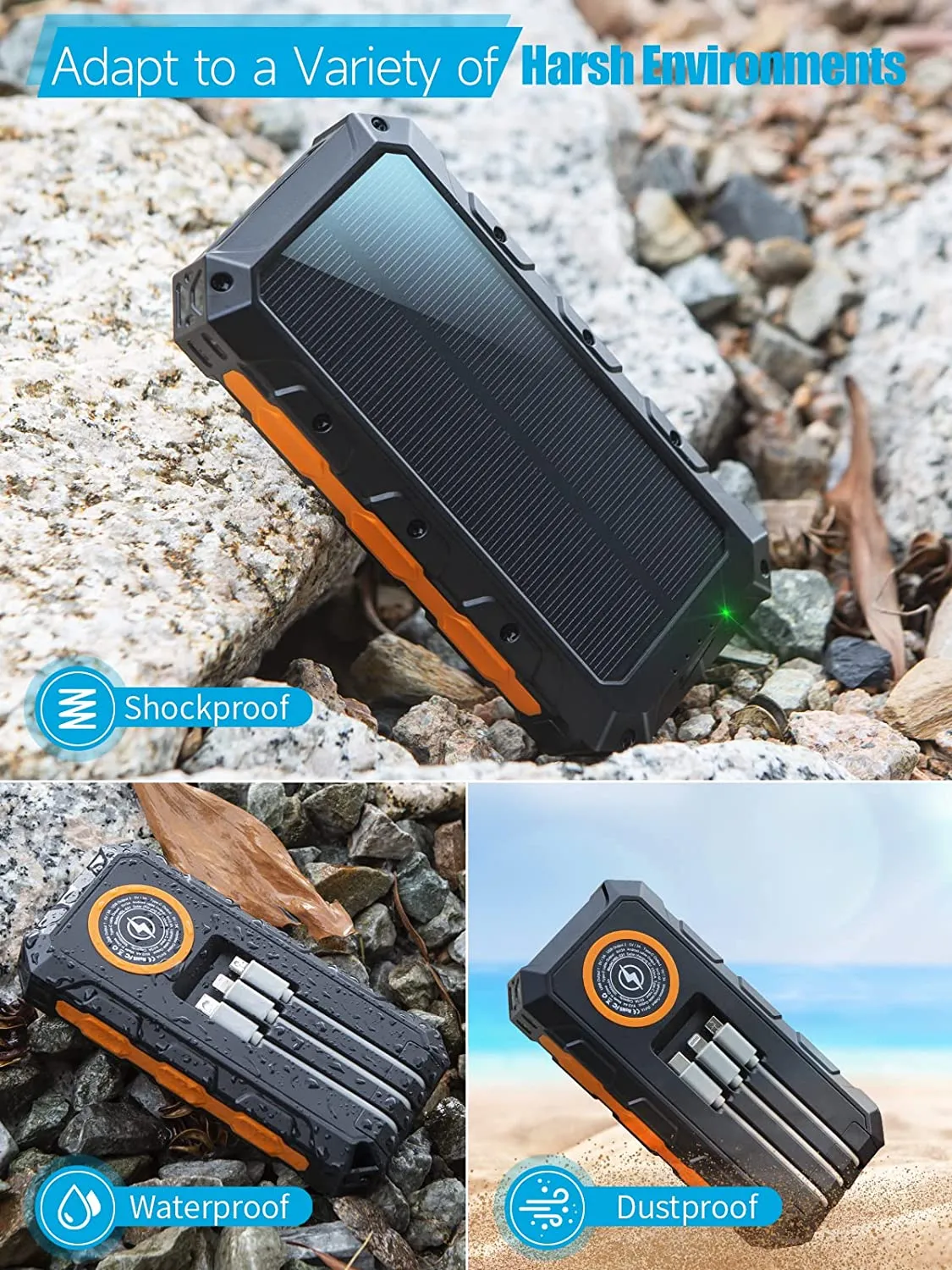 Power Bank Solaire Grande Capacité – Image 5