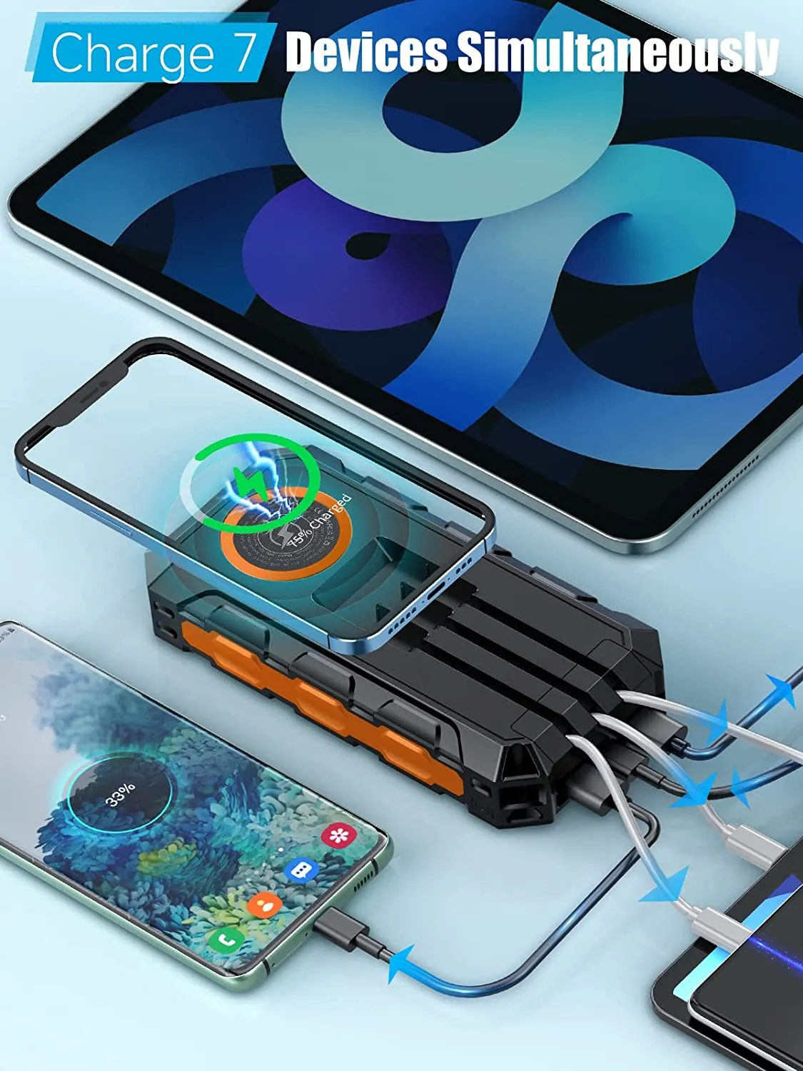 Power Bank Solaire Grande Capacité – Image 3