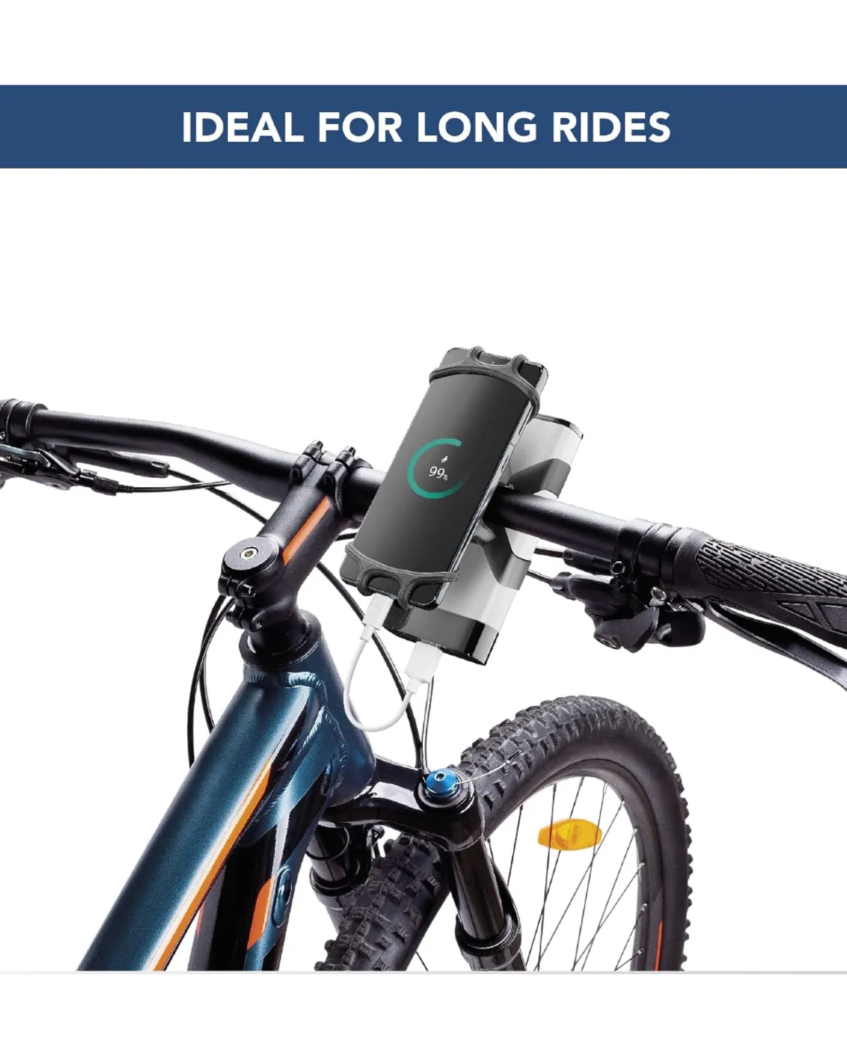 Batterie externe 10000mAh avec support vélo – Image 4