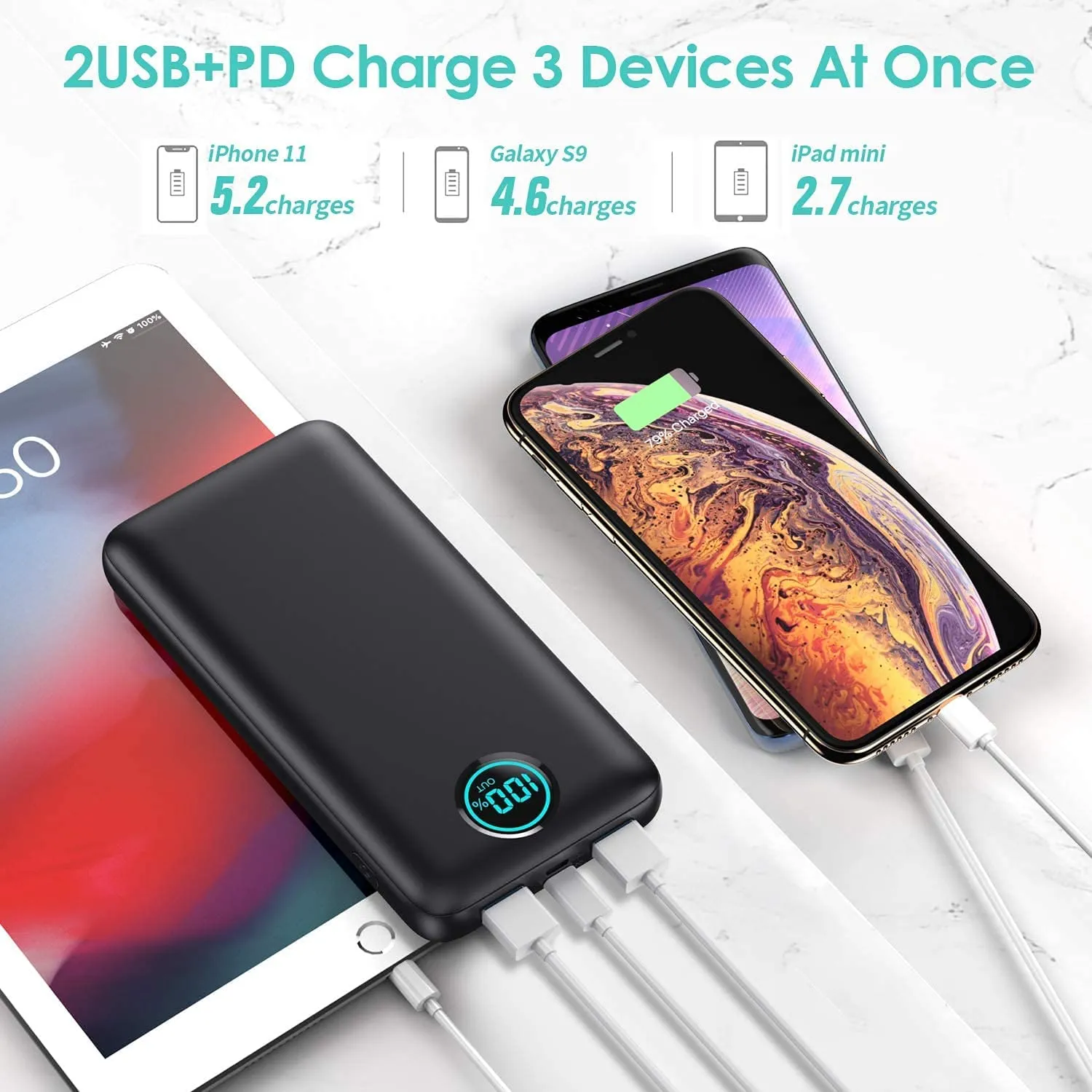 Batterie externe 26800mAh iPosible – Image 3