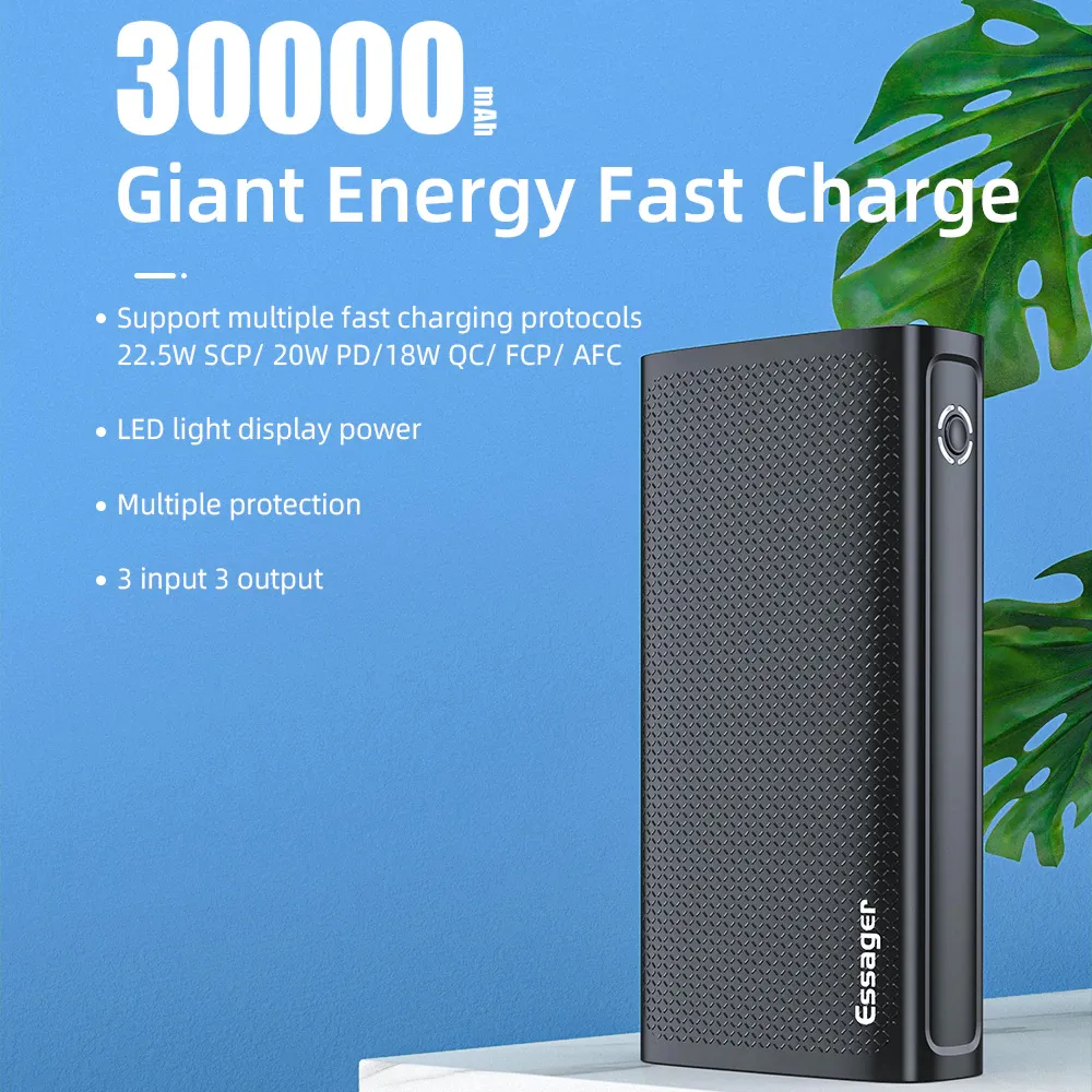 Batterie Portable Essager 30000 mAh – Image 3