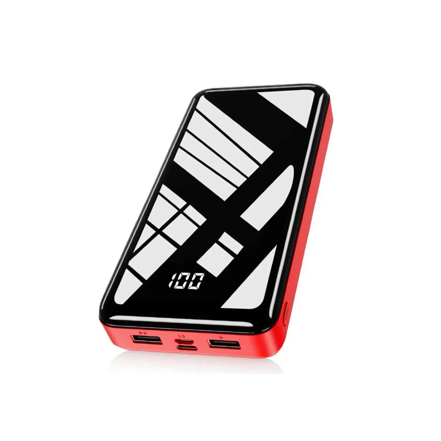 Batterie externe 30000mAh Rouge