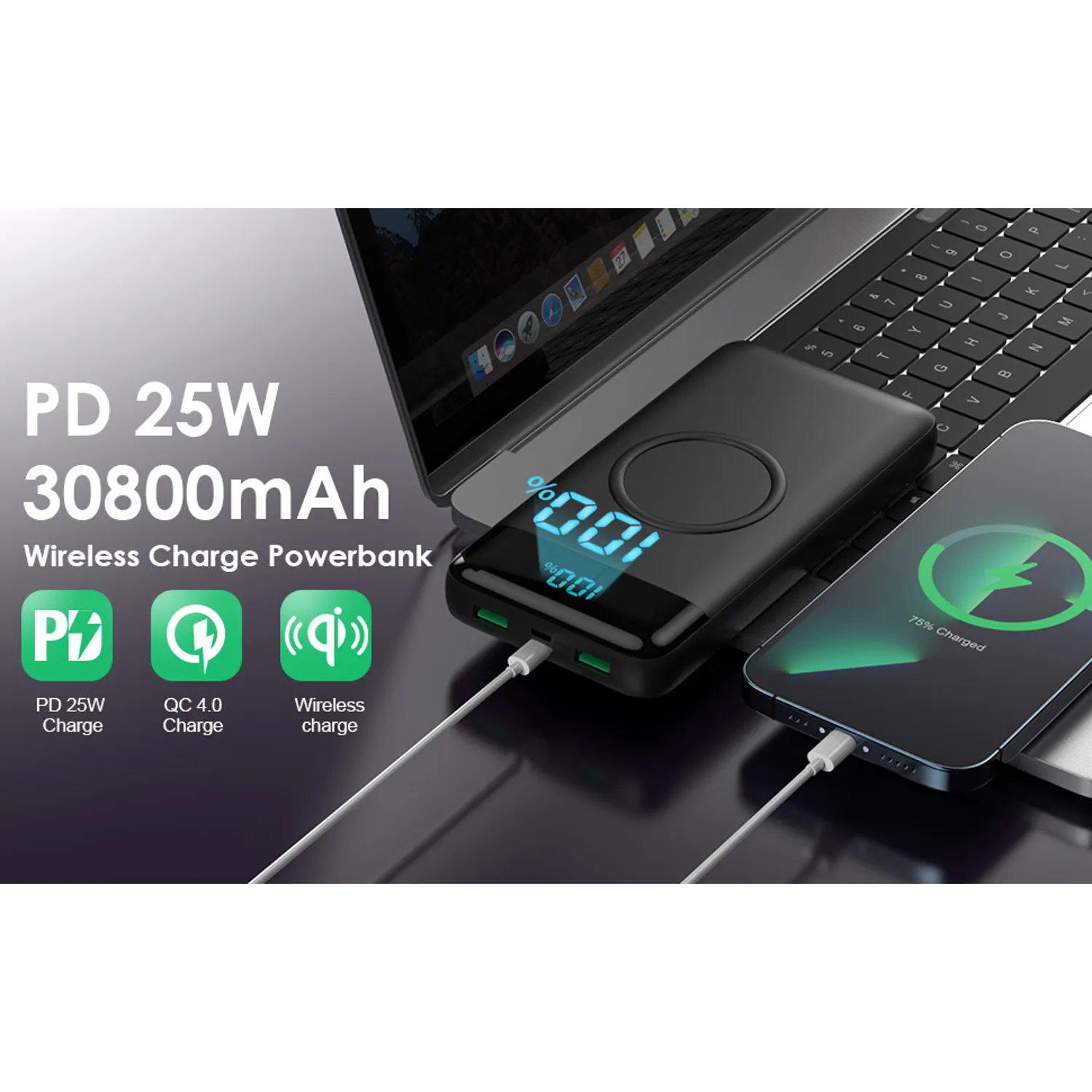 Batterie Portable 30800 mAh Axneb – Image 8