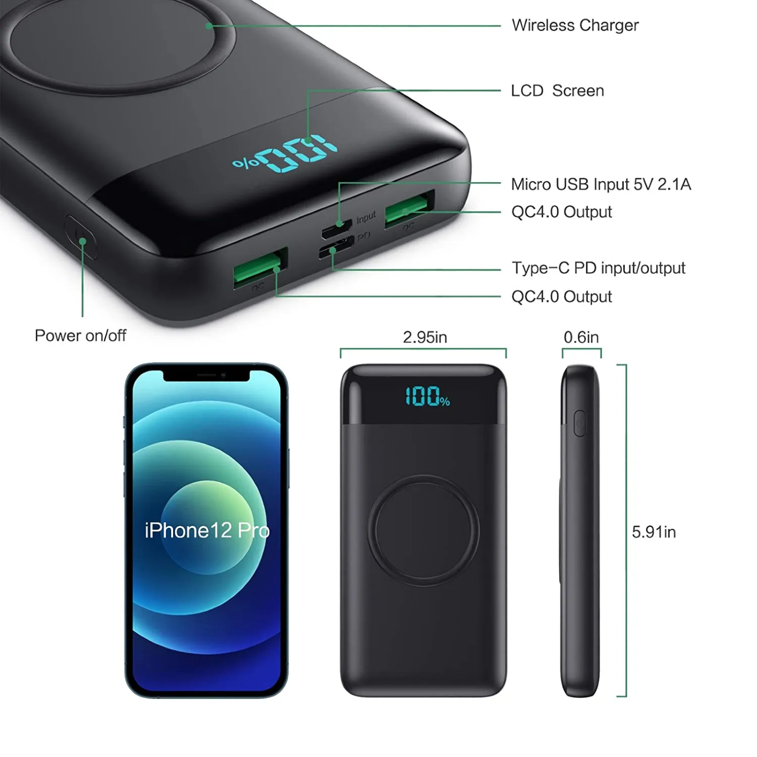Batterie Portable 30800 mAh Axneb – Image 5