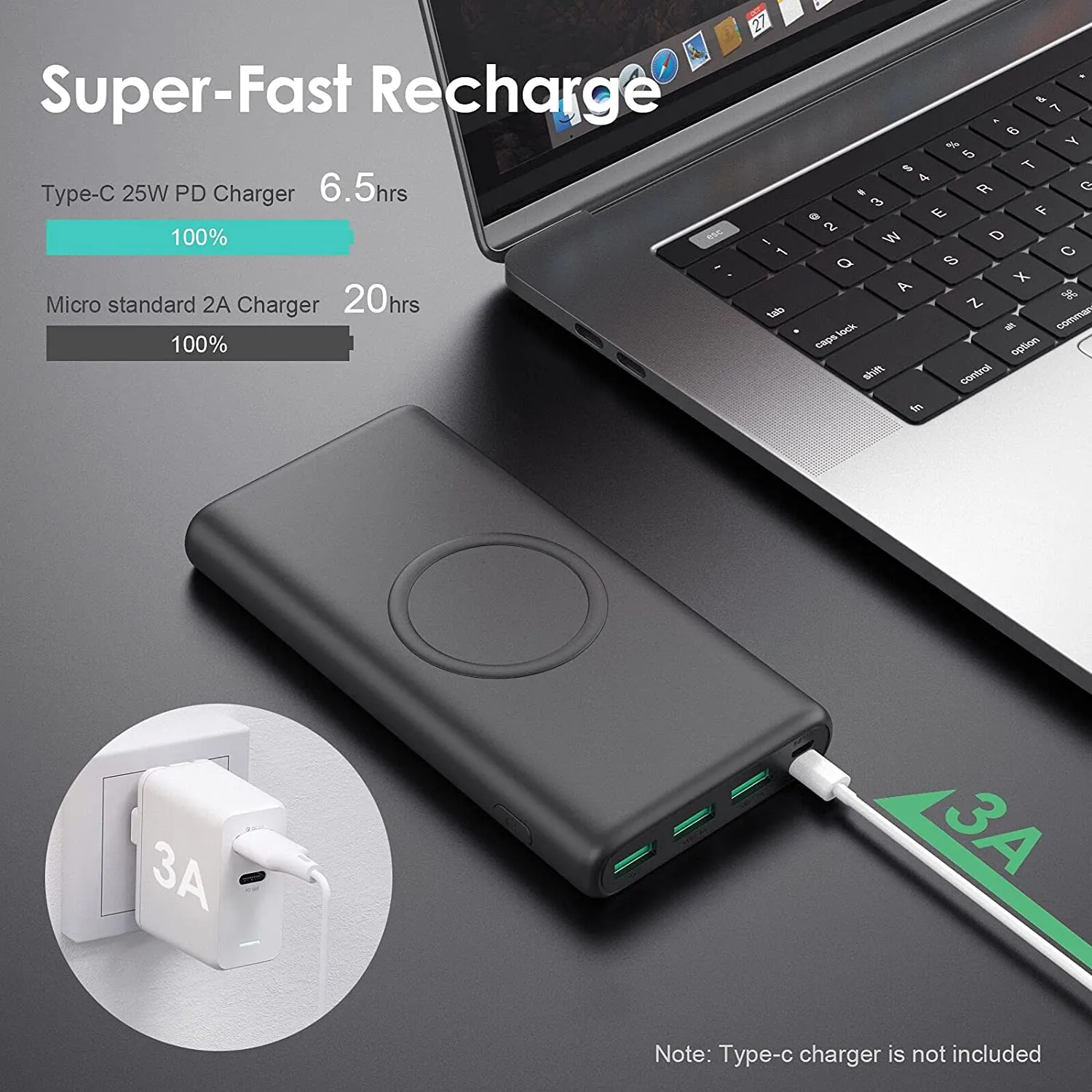 Batterie portable 33800 mAh 5 sorties – Image 7
