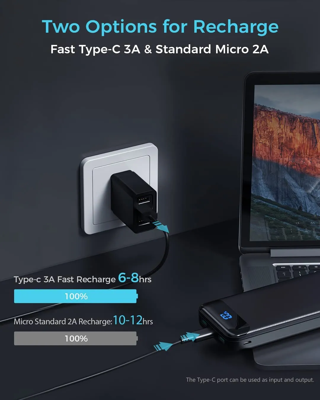 Batterie portable Rapide 30000 mAh – Image 2