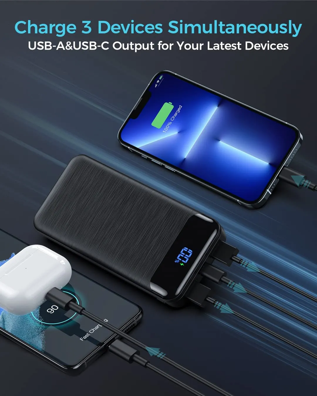 Batterie portable Rapide 30000 mAh – Image 3