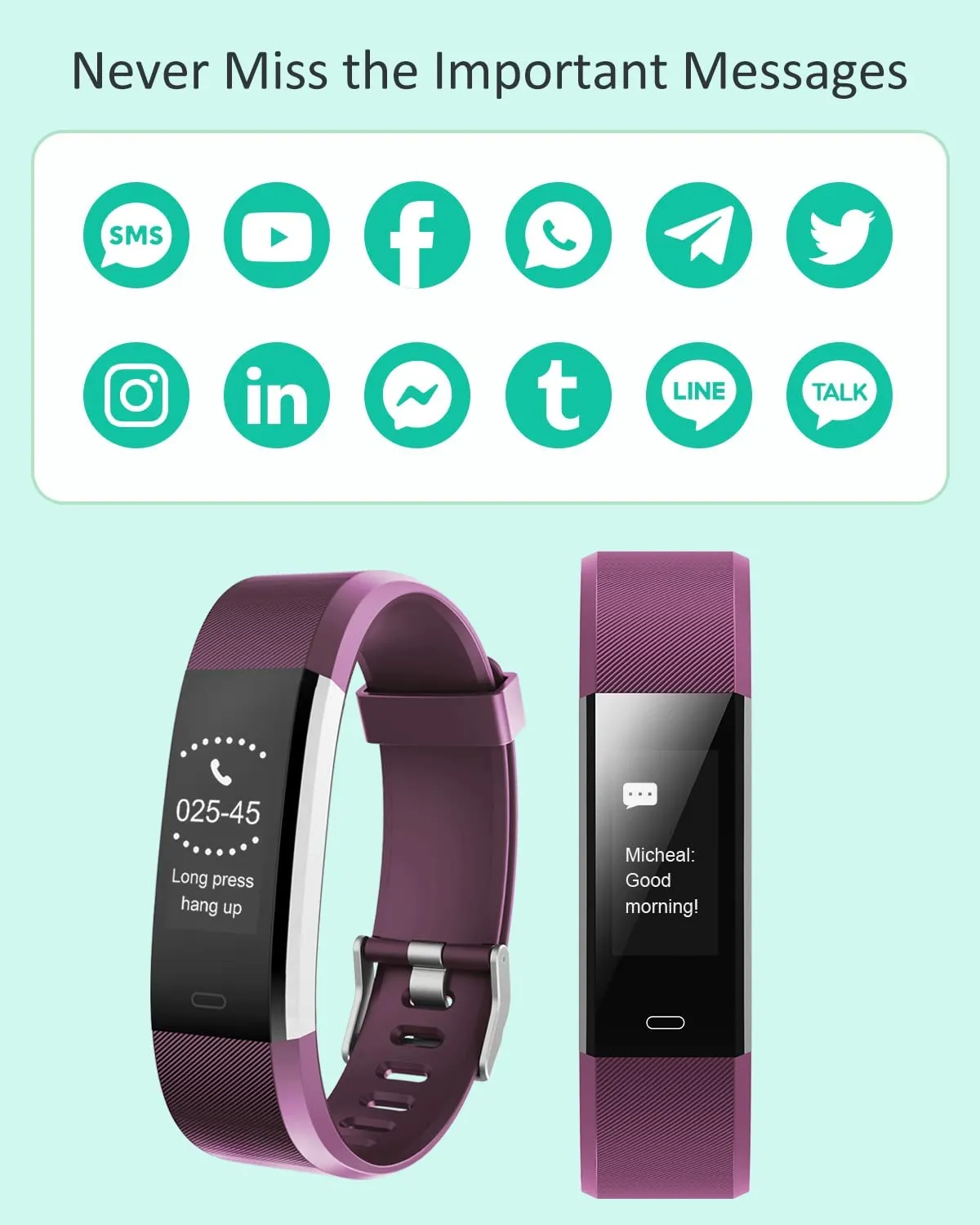 Bracelet Connecté pour Adolescentes – Image 3