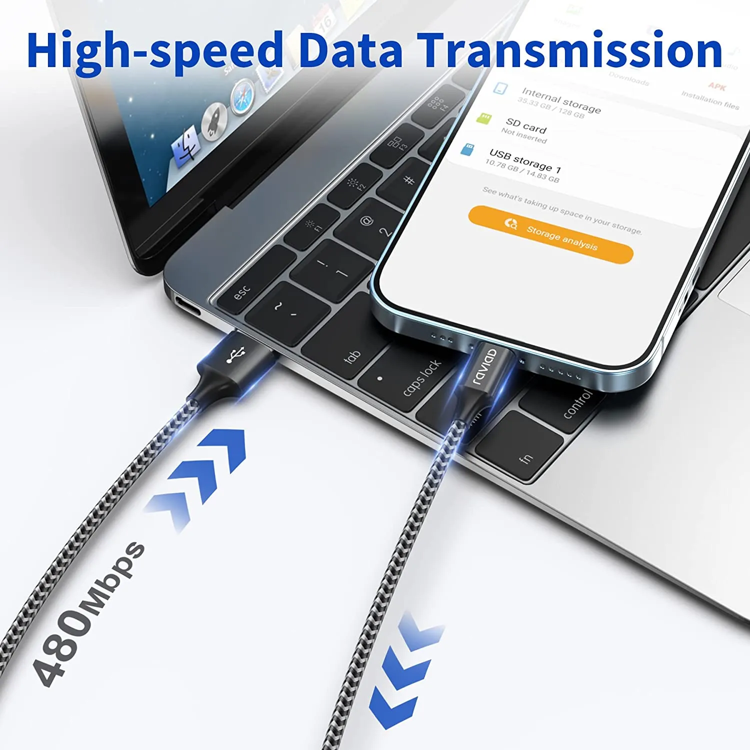 Câble USB-A vers Lightning iPhone – Image 3