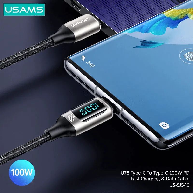 Câble USB-C Usams de 100W – Image 3