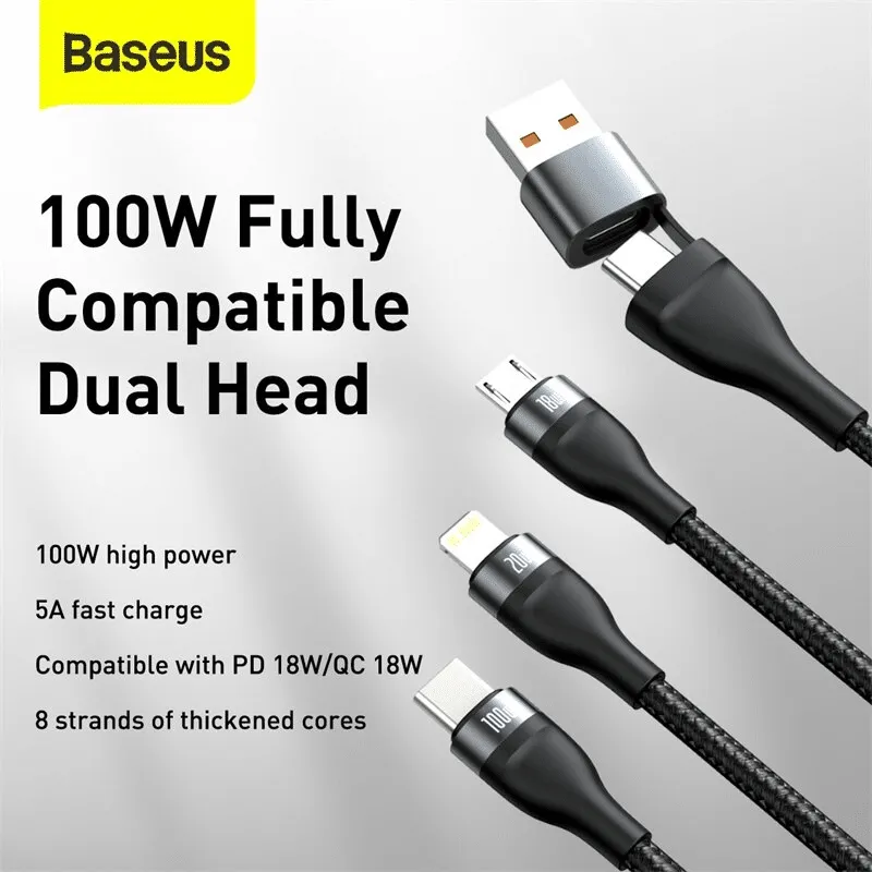 Câble USB Type-C 3 en 1 – Image 2