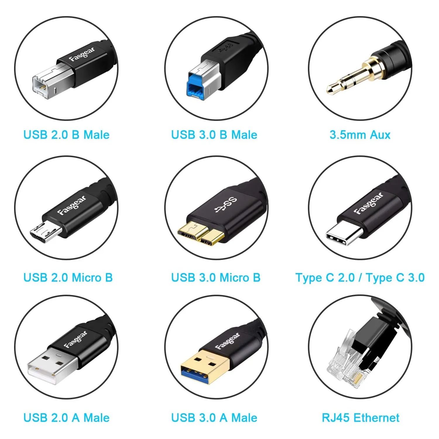 Cable USB Type-C vers Type-B – Image 2