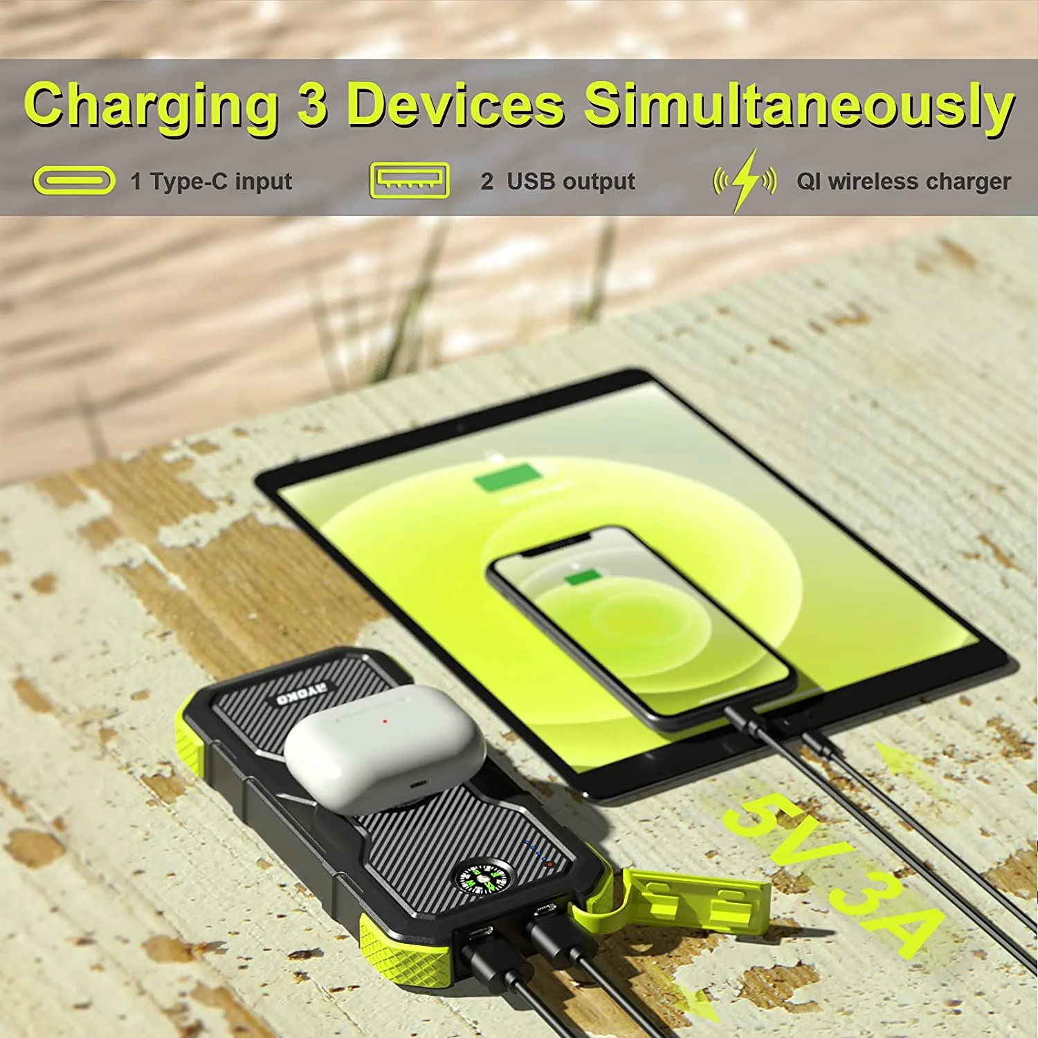 Chargeur Solaire Étanche certifié IPX6 – Image 8