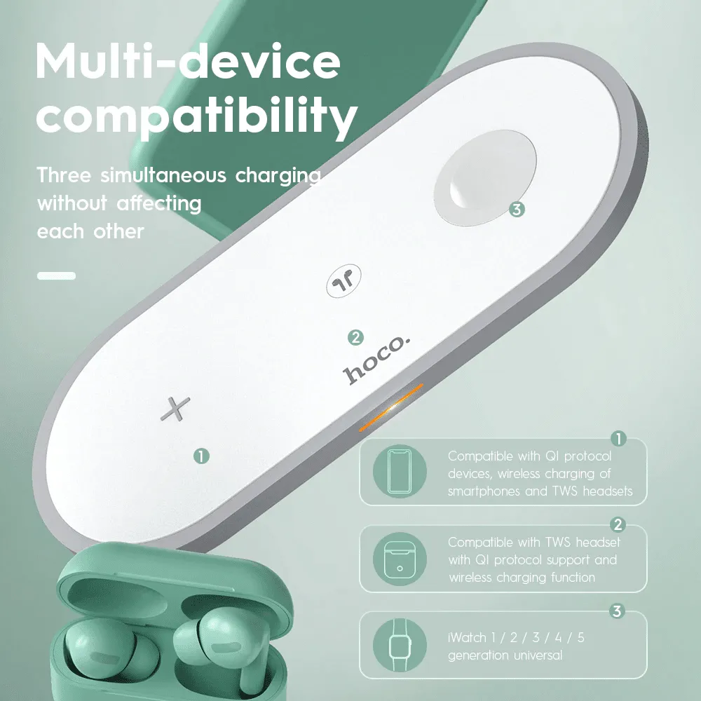 Triple Chargeur Sans Fil – Image 4