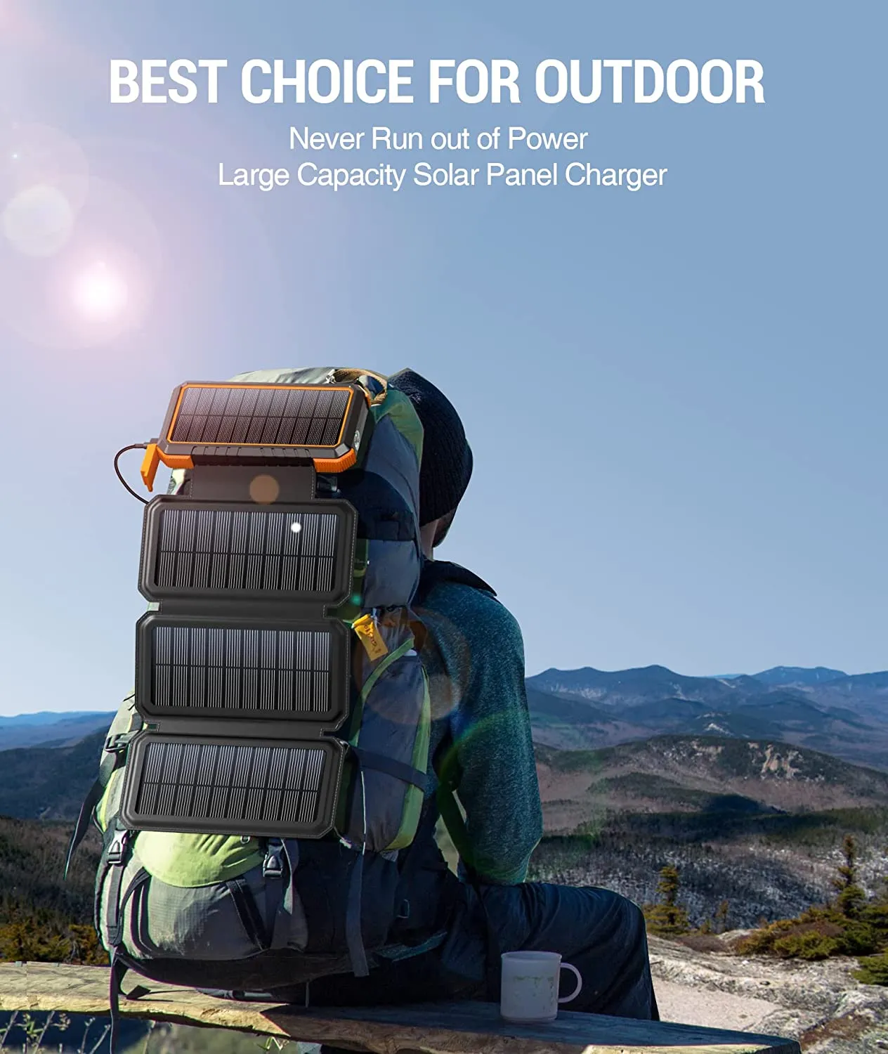 Chargeur Solaire Portable 24000 mAh Puissant – Image 3