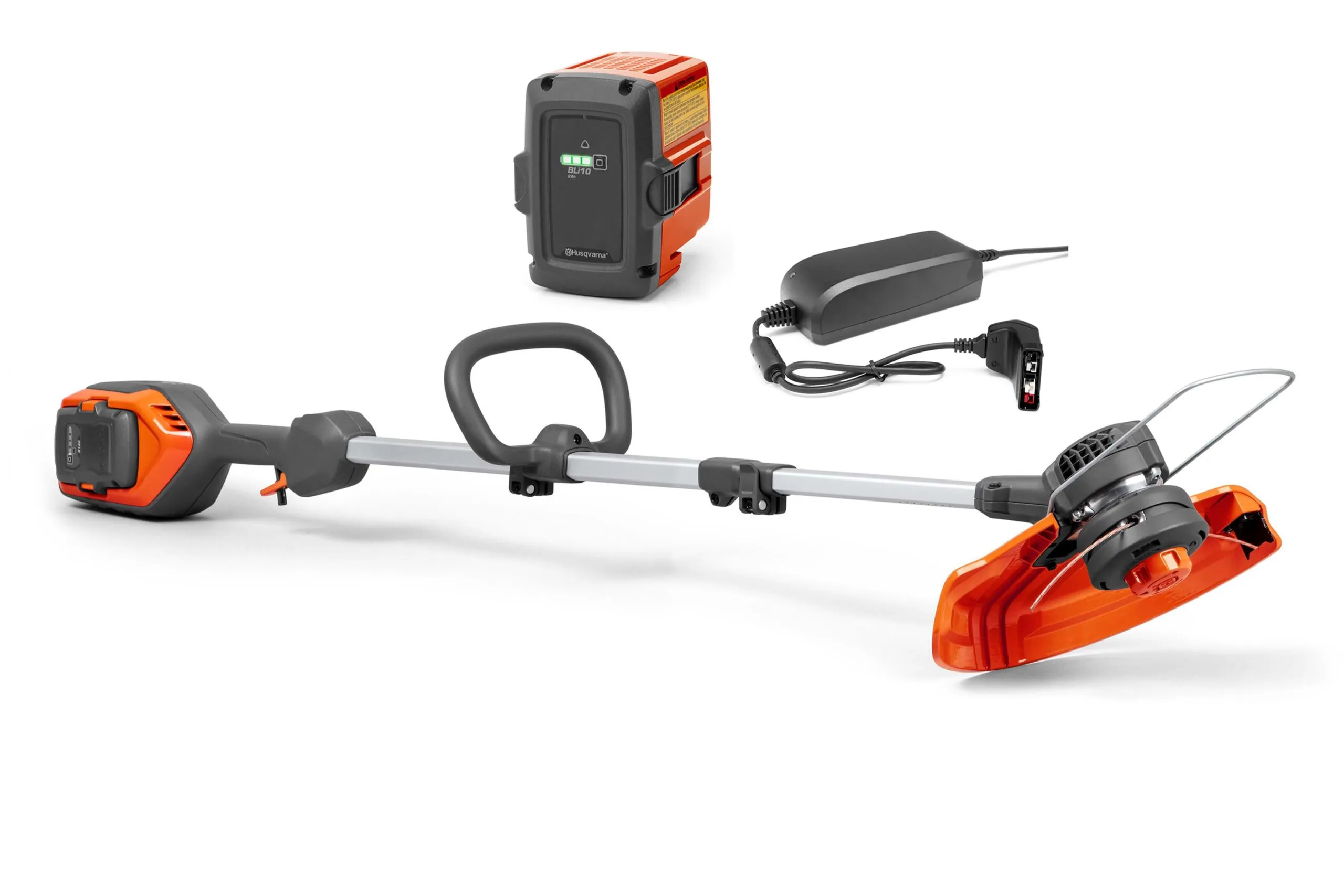 Coupe-bordure à batterie HUSQVARNA – 215iL (pack 1 batterie BLI10 ou 40-B70 et chargeur 40-C80)