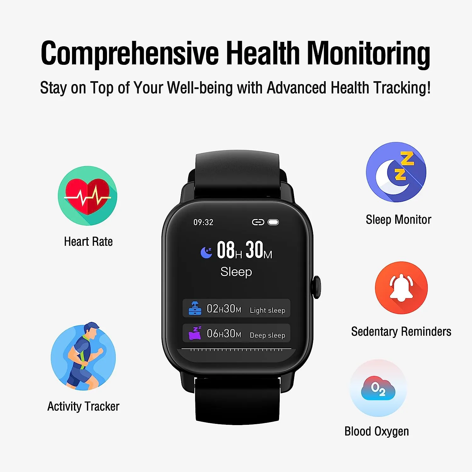 Montre Connecte Homme Étanche Sport Cardio – Image 5