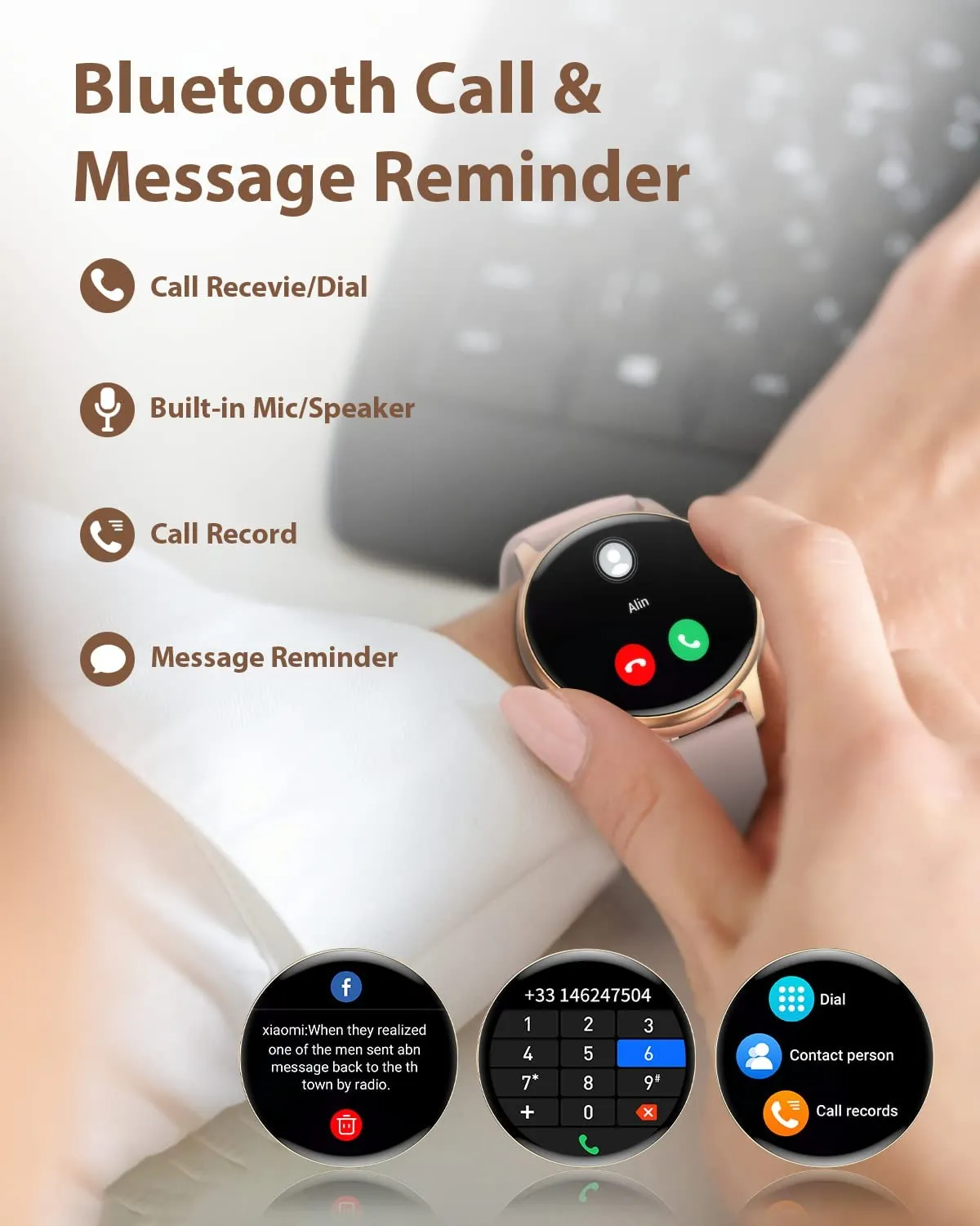 Smart Watch Adolescente Rose – Image 2