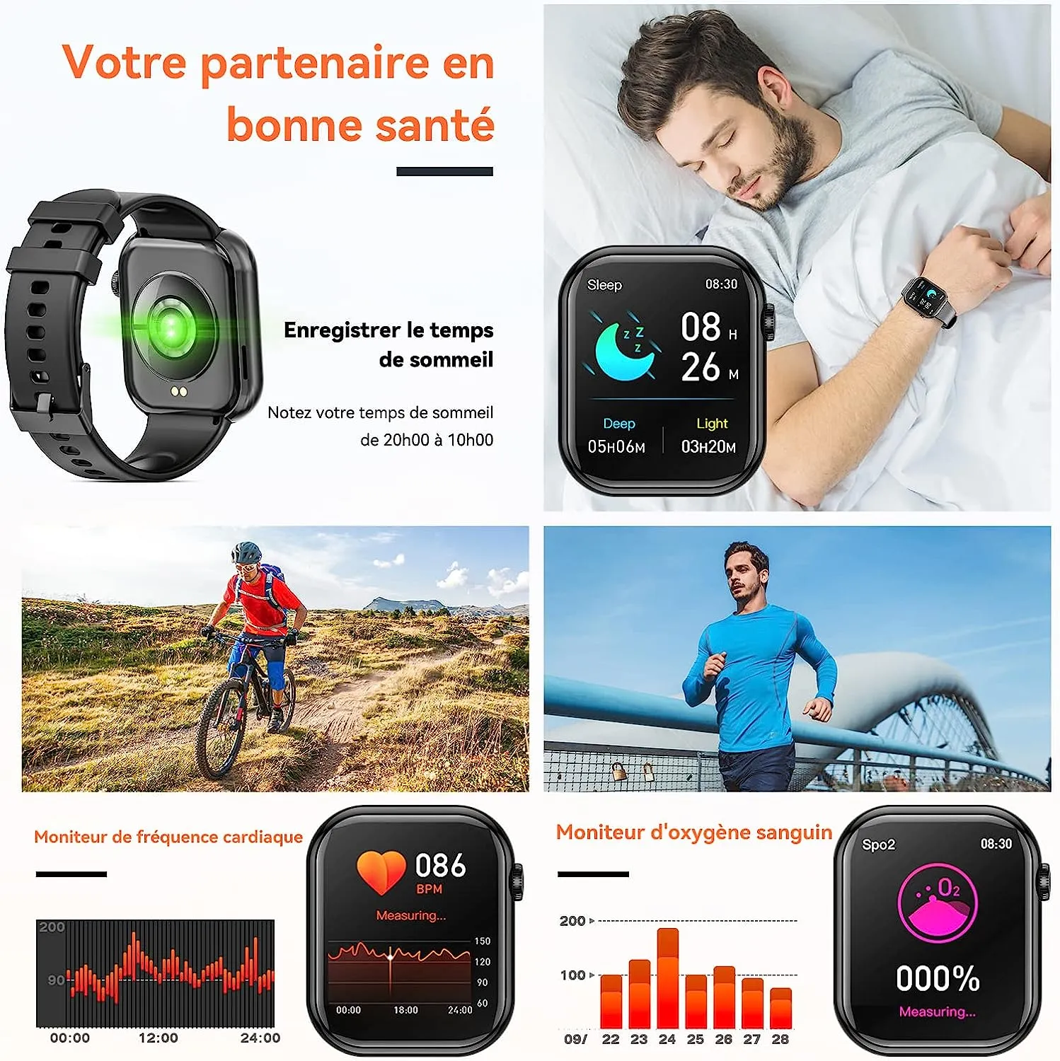 Montre Connectée Étanche iOS – Image 8
