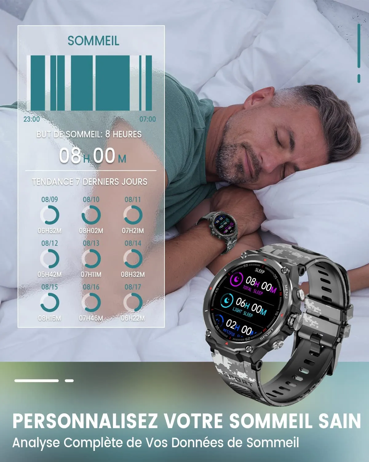 Montre Connectée Adolescent Résistante – Image 4