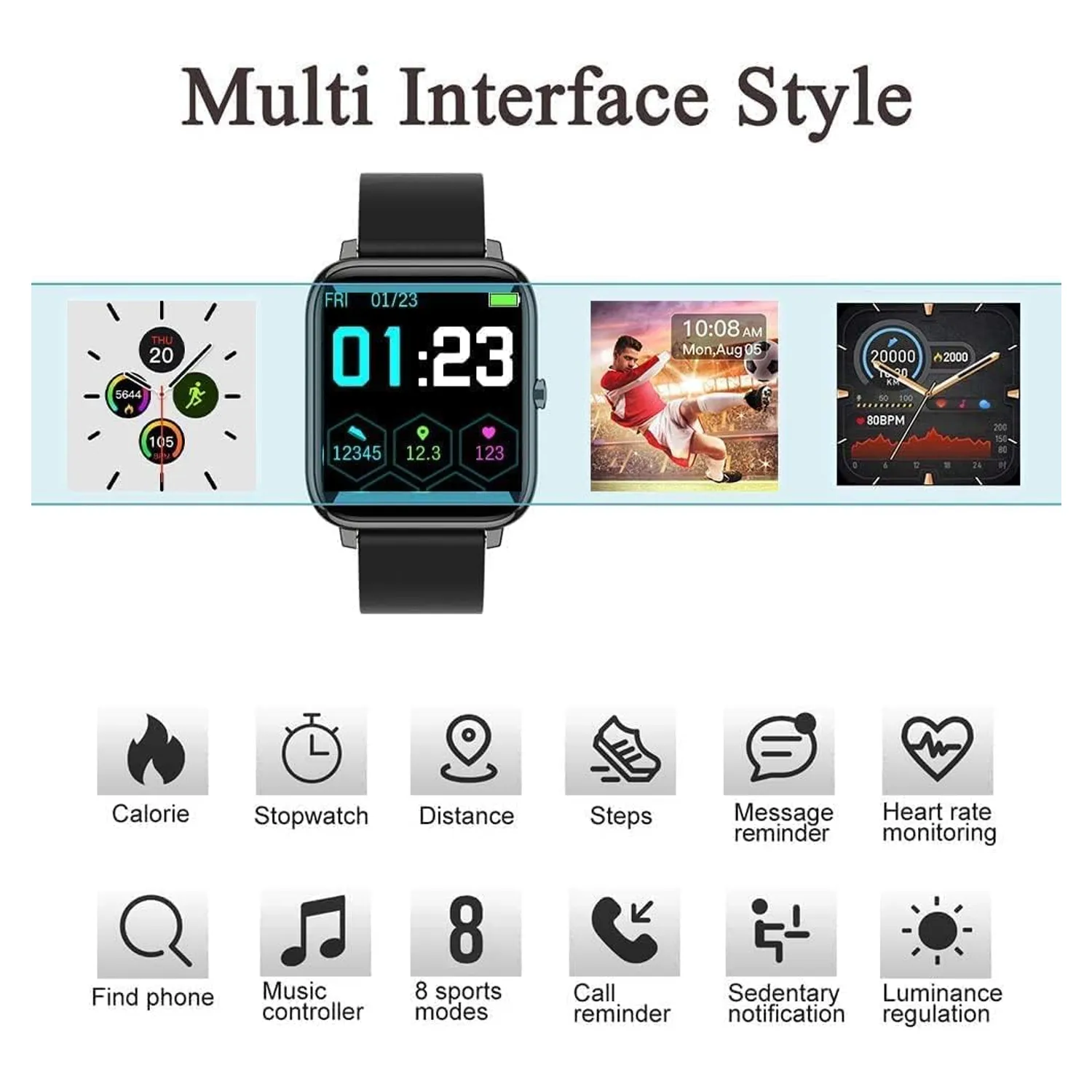 Montre Intelligente Étanche Grande autonomie – Image 3