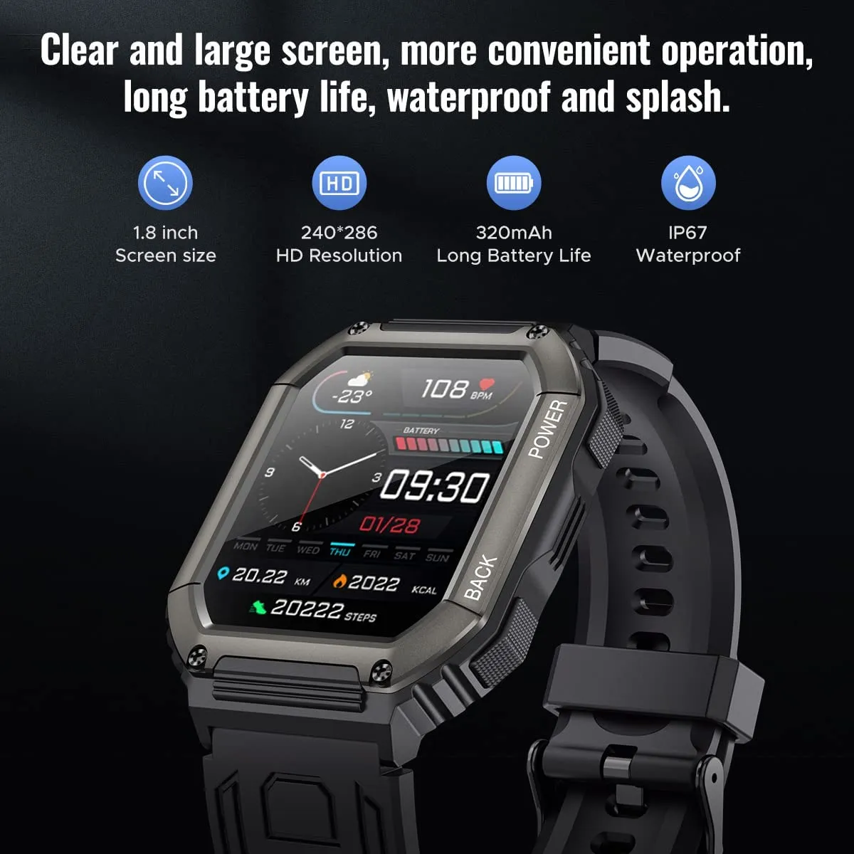 Montre Intelligente Adolescent Motsfit – Image 6