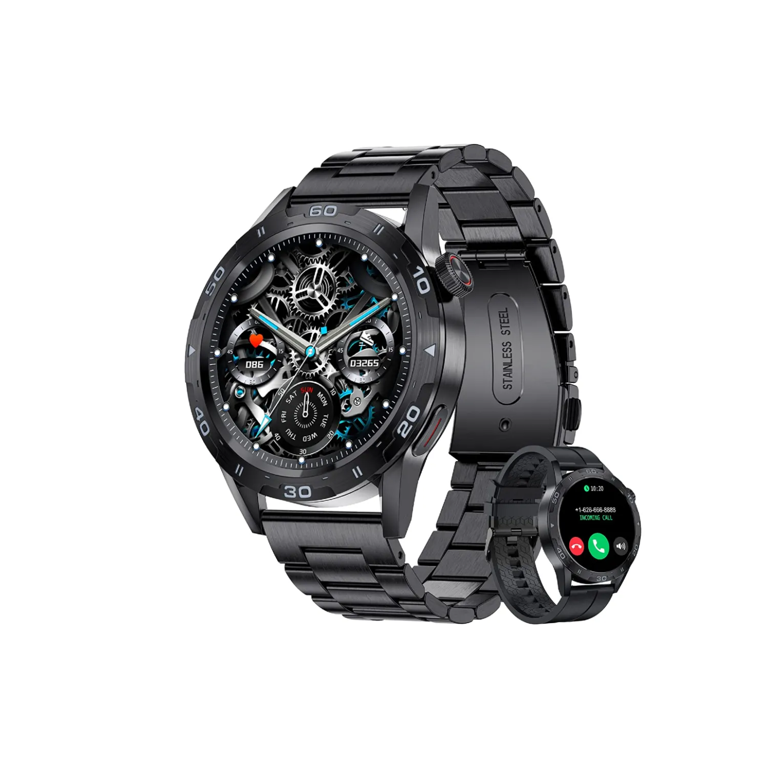 Montre Connectée Adolescent Acier Inoxydable