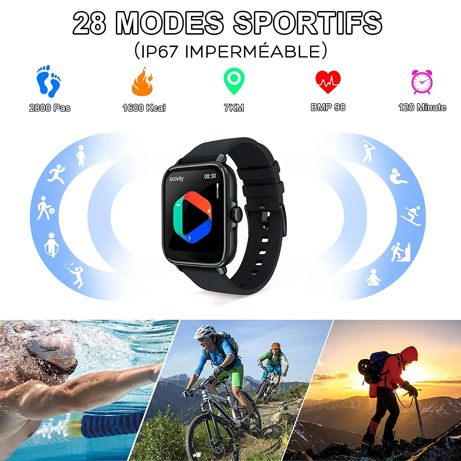 Montre Connectée Adolescent UriceShip – Image 4