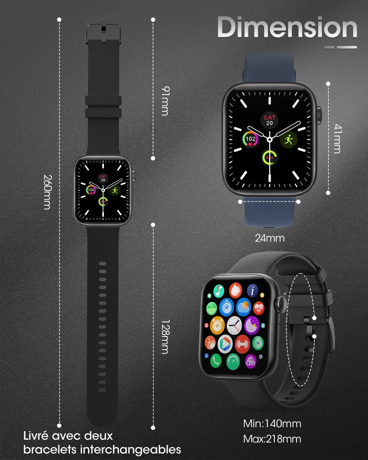 Montre Connectée Intelligente Adolescent – Image 7