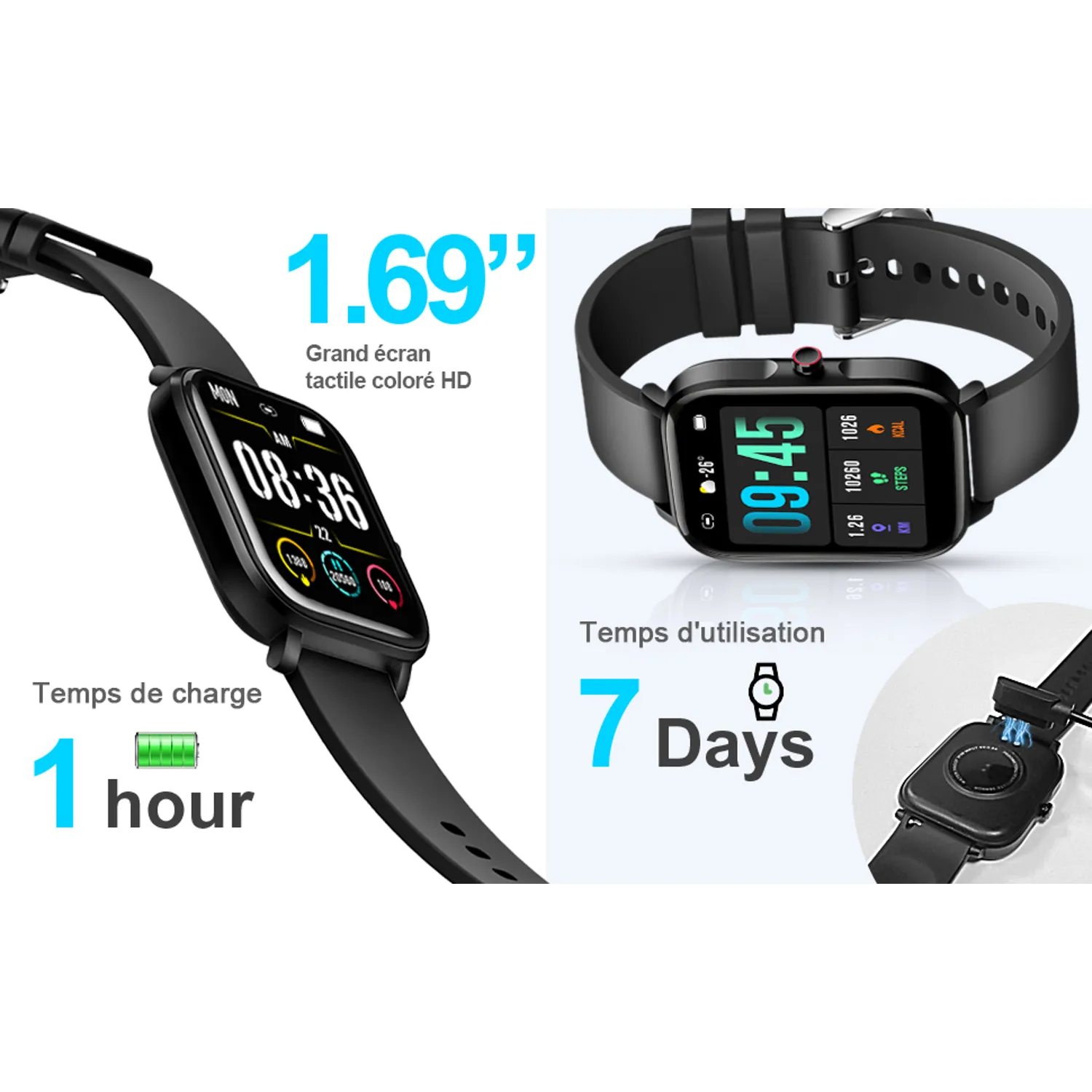 Montre connectée adolescent étanche IP68 – Image 8