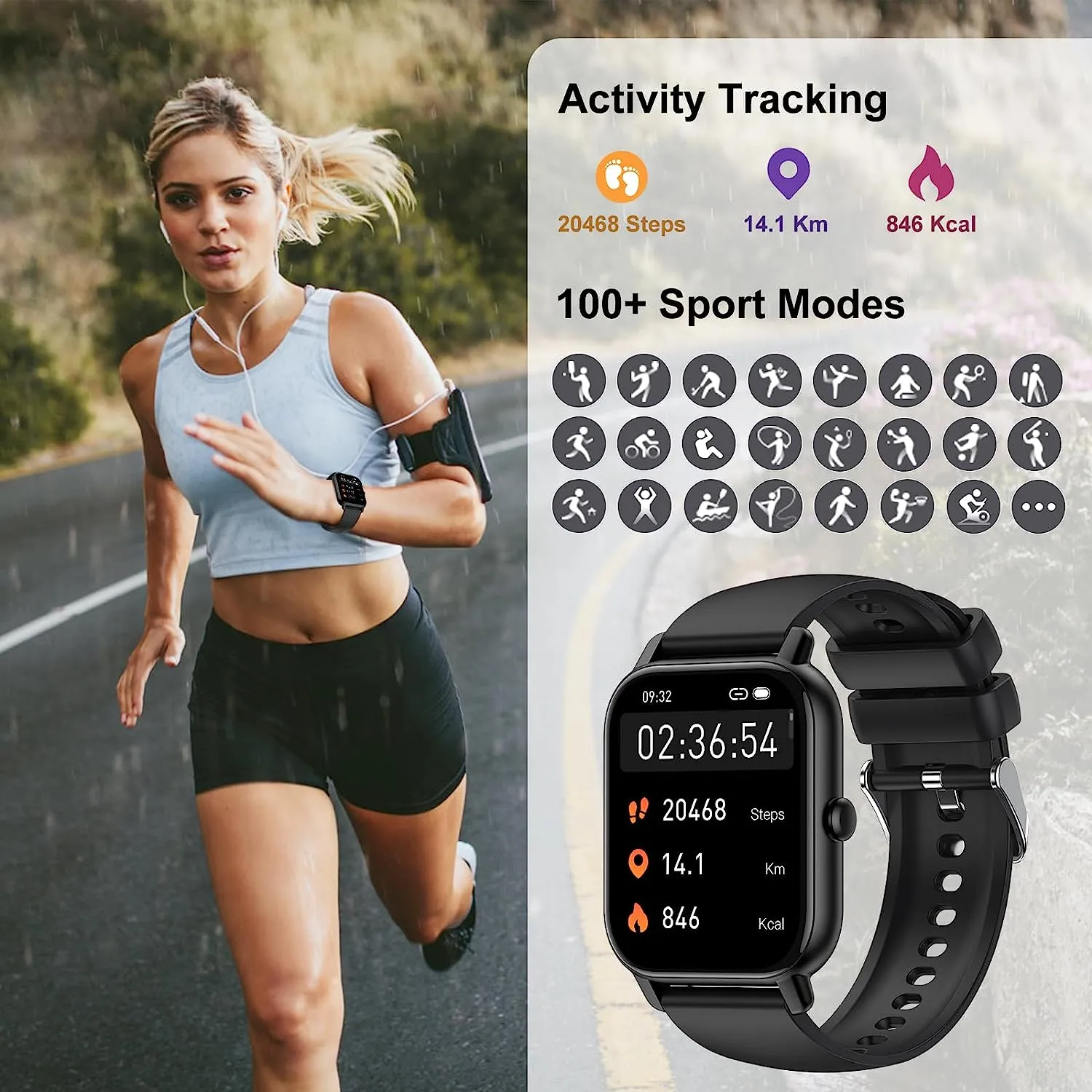 Montre connectée étanche 100 modes sportifs – Image 5