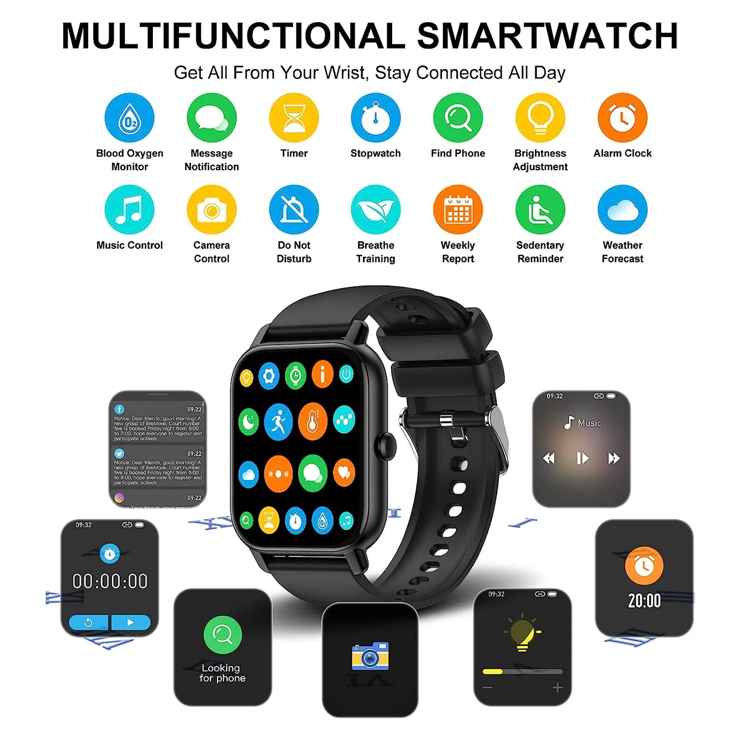 Montre connectée étanche 100 modes sportifs – Image 2