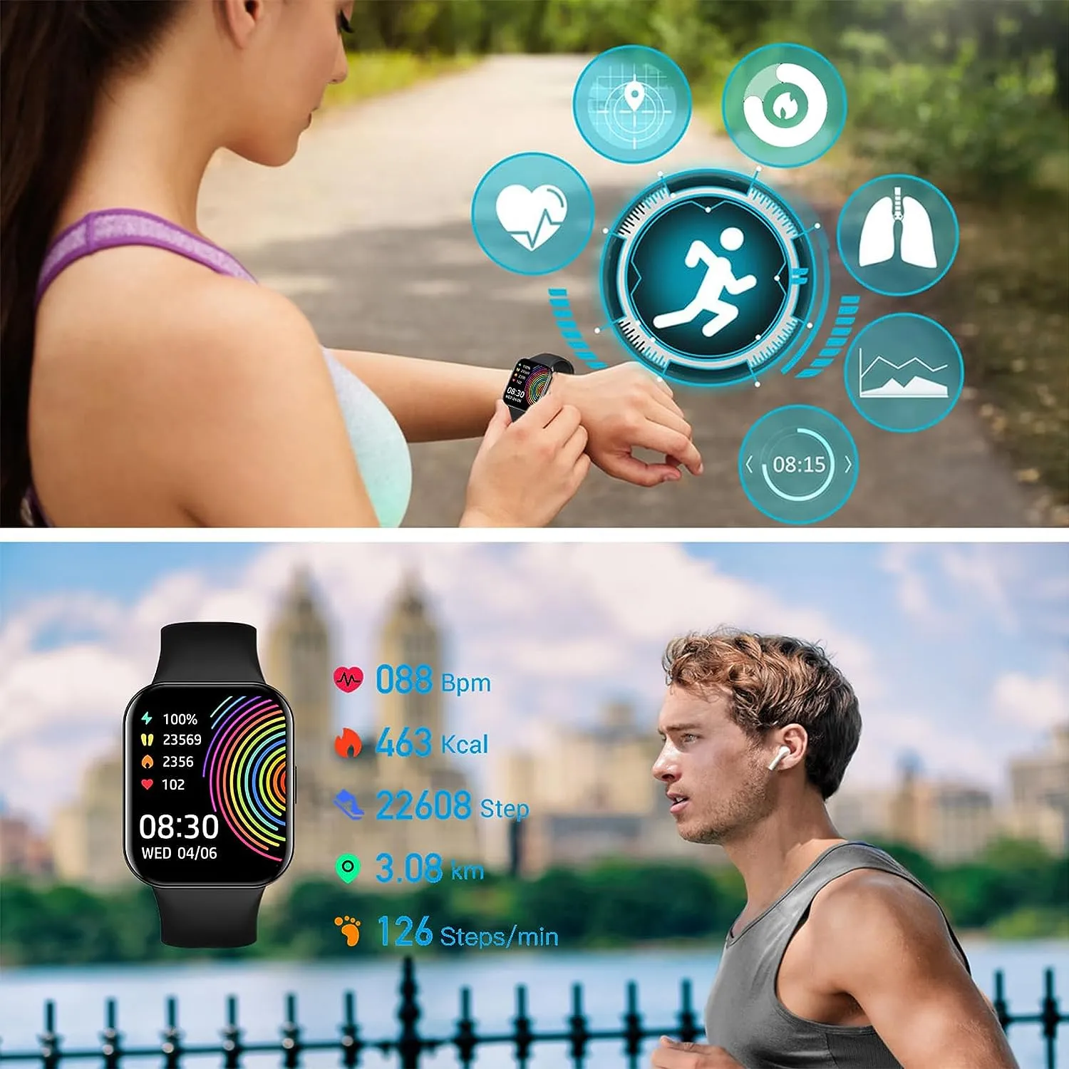 Montre connectée Étanche et Sportive – Image 6