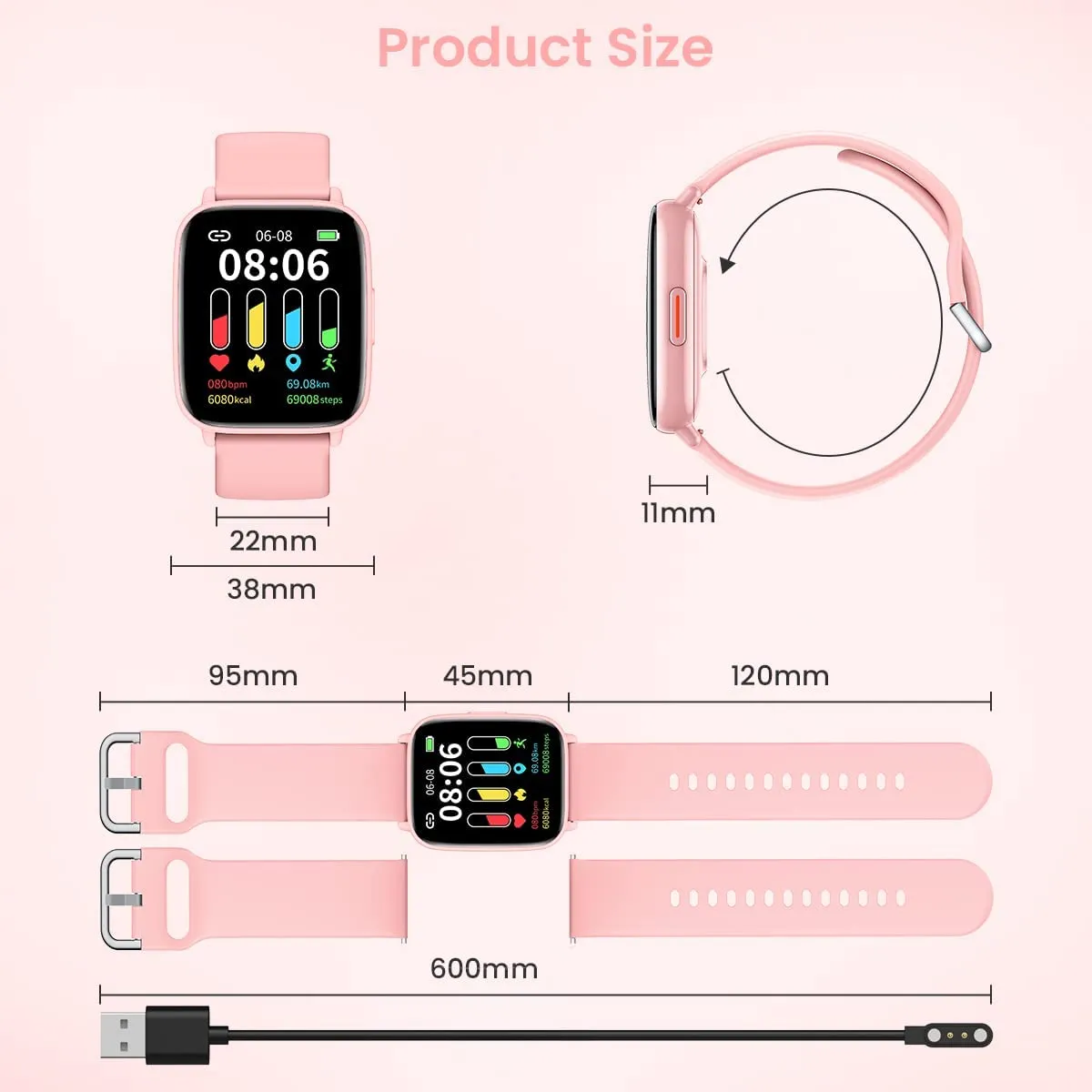 Montre Connectée Femme Simple et Intuitive – Image 8