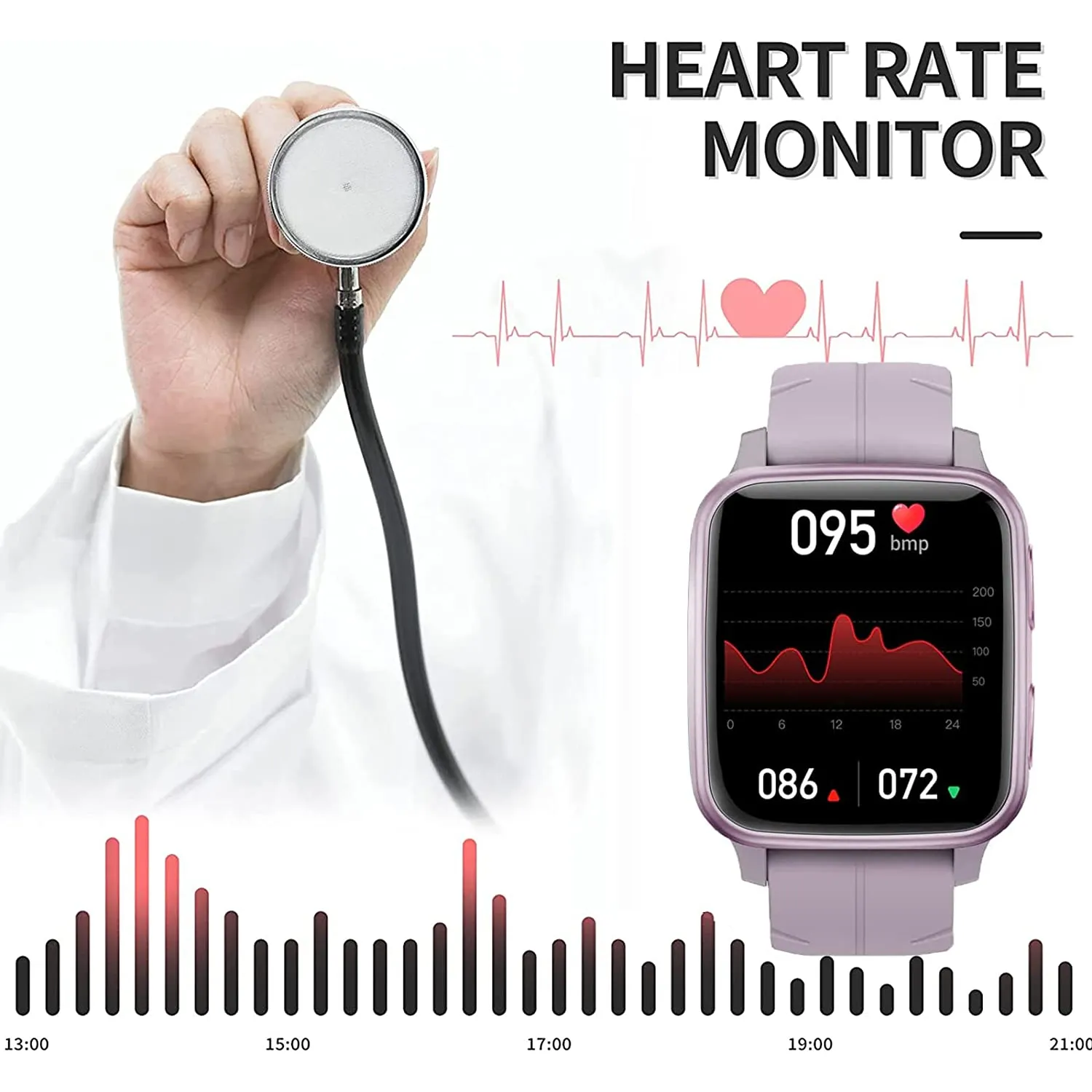 Montre intelligente femme calories – Image 2