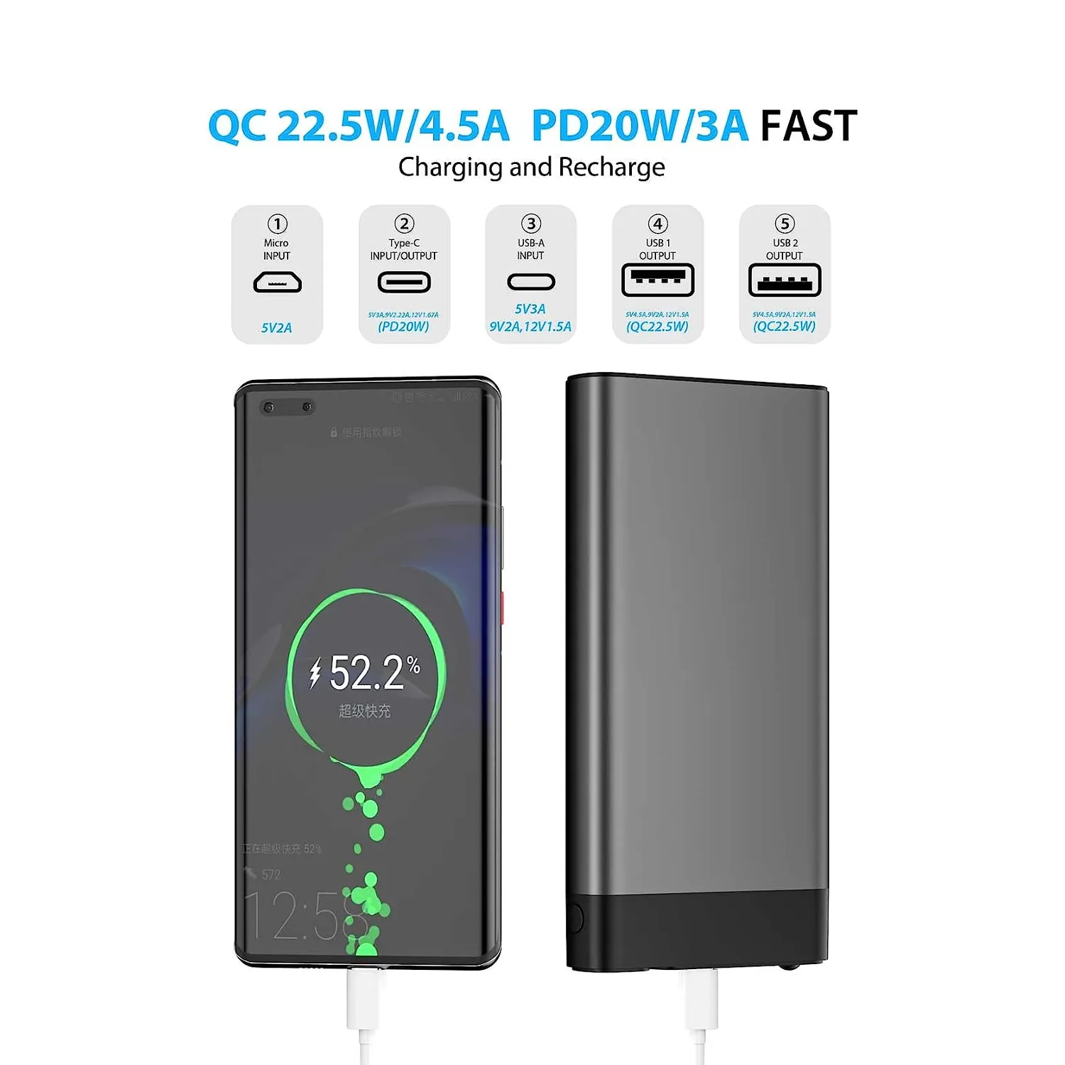 Power Bank Ultra-Rapide 22,5W – Image 3