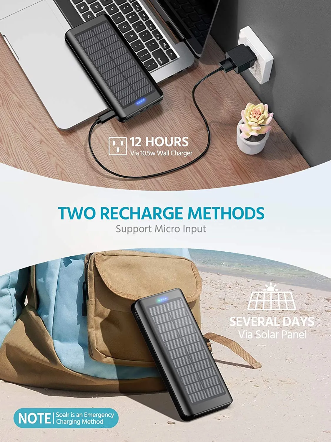 Power Bank Solaire de 30000 mAh – Image 4