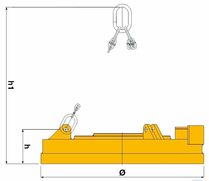ELECTROAIMANT SERIE LOURDE 531.40MR – Image 2