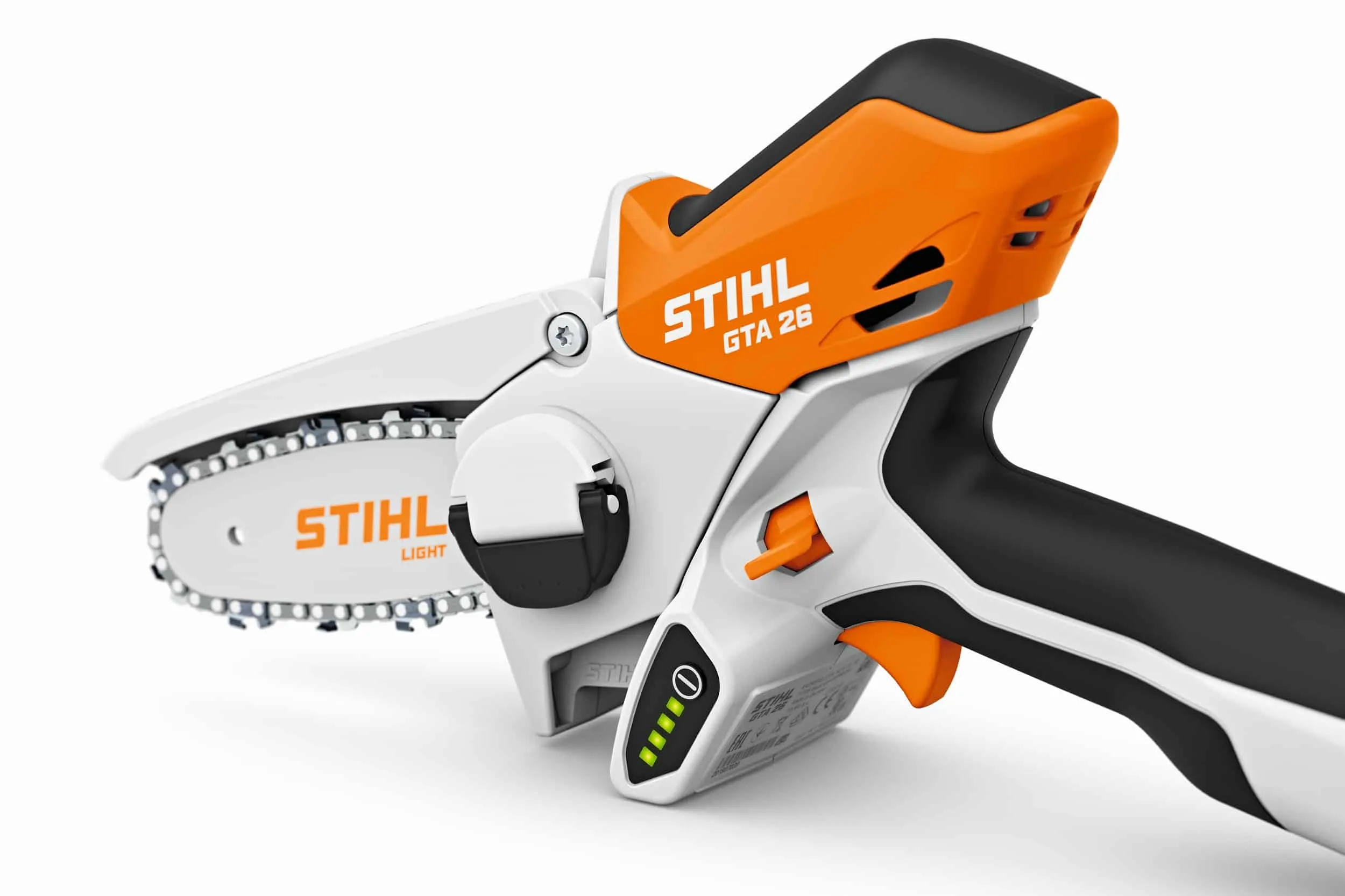 Scie à main à batterie STIHL – GTA 26 (pack batterie + chargeur + rallonge + chaîne + guide de chaîne + multioil BIO + sac de transport) – Gamme AS – Image 2