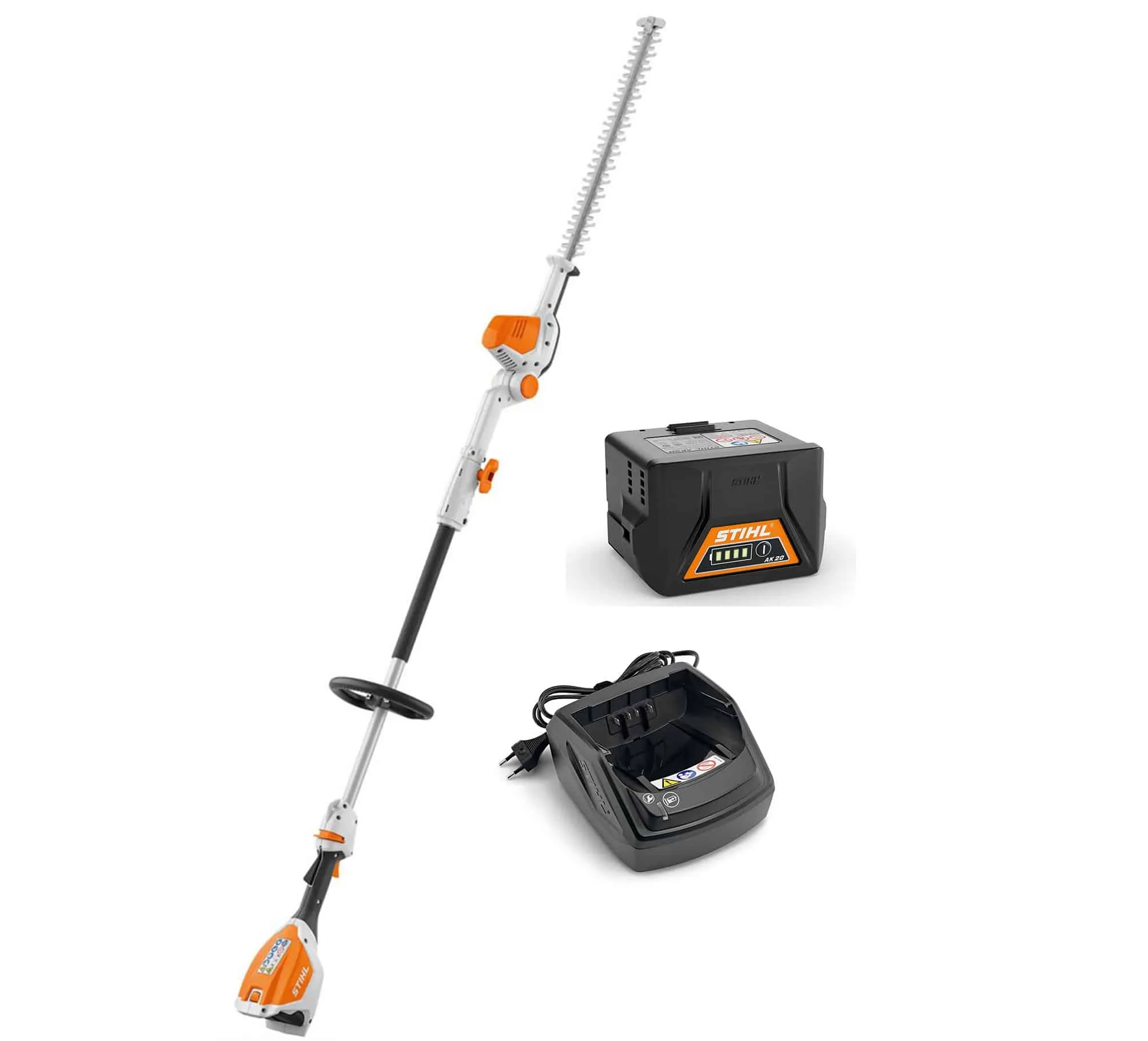 Taille-haie sur perche à batterie STIHL – HLA 56 (pack batterie AK 20 + chargeur AL 101) – Gamme AK
