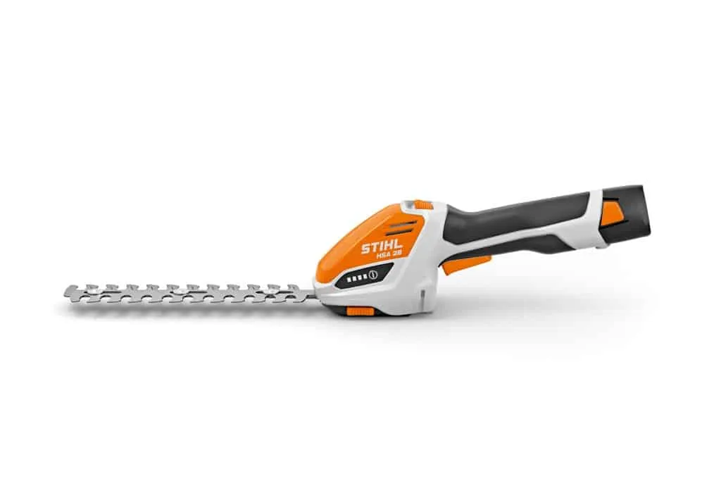 Taille-haie à batterie STIHL – HSA 26 (pack batterie AS 2 + chargeur AL 1+ cisaille à arbustes + cisaille à gazon + sac de transport) – Gamme AS – Image 2