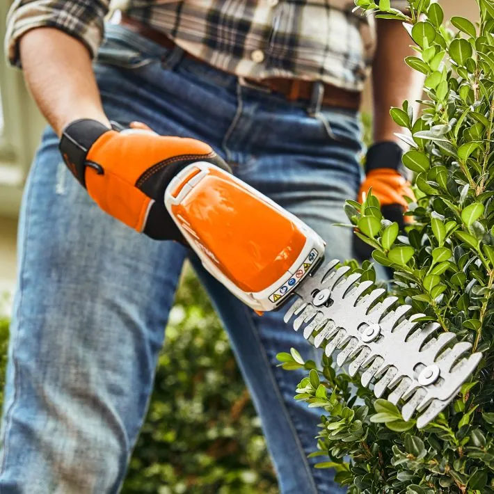 Taille-haie à batterie STIHL – HSA 26 (pack batterie AS 2 + chargeur AL 1+ cisaille à arbustes + cisaille à gazon + sac de transport) – Gamme AS – Image 3